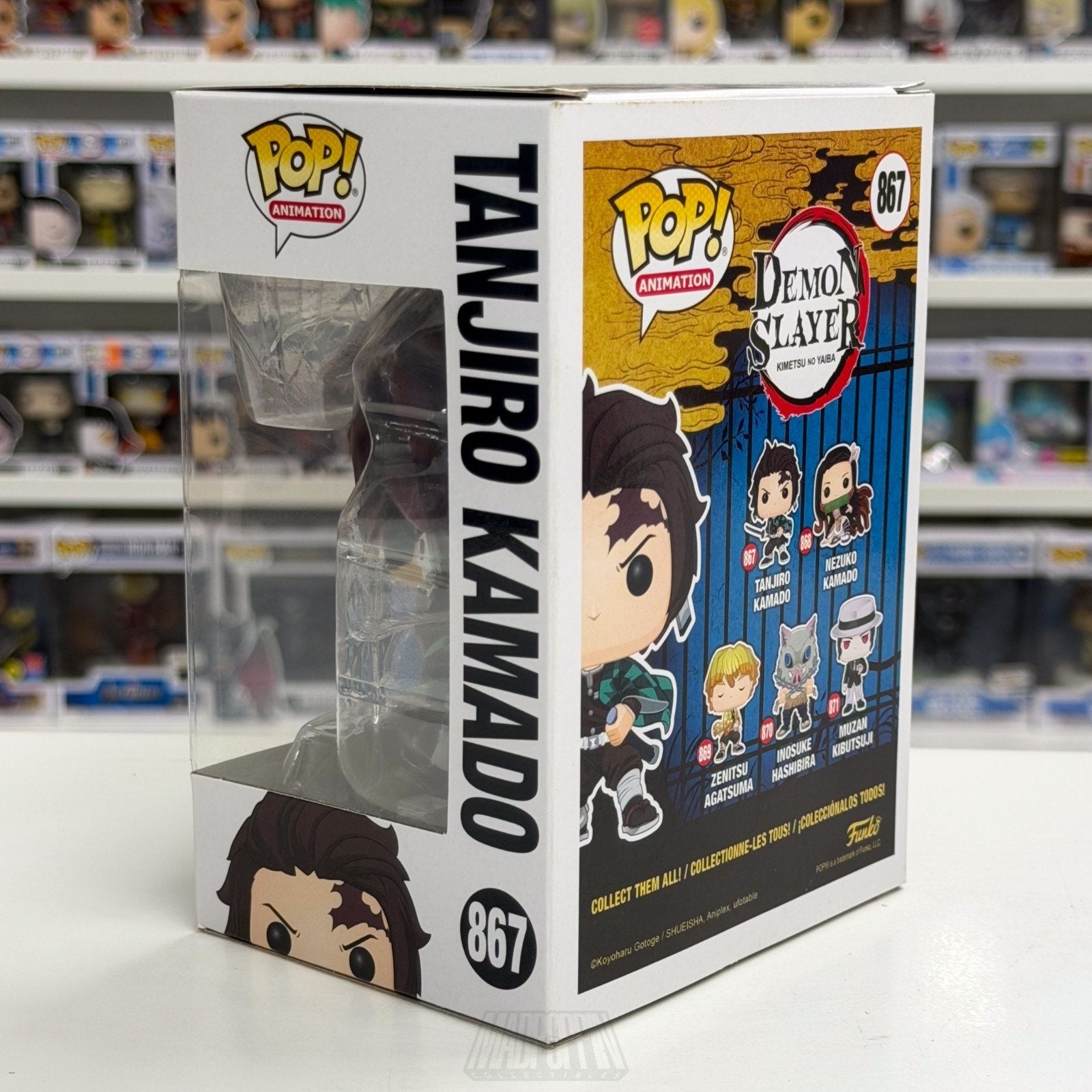 Funko Pop Anime Demon Slayer Tanjiro Kamado 867 Japanese Manga Toy Vinyl Figure