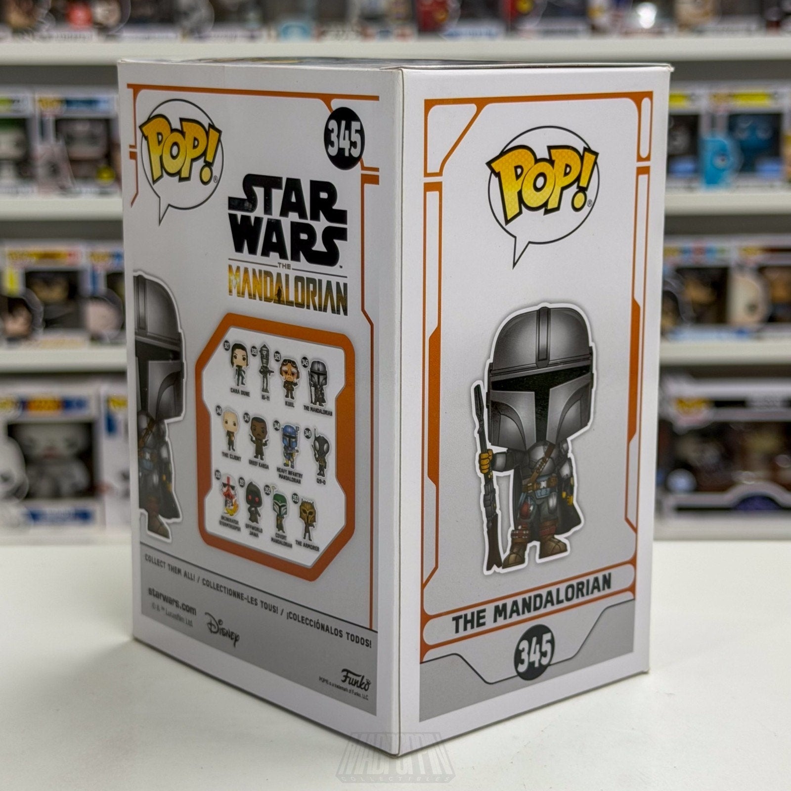 Funko Pop Star Wars The Mandalorian 345 Bounty Hunter Disney+ Toy Vinyl Figure