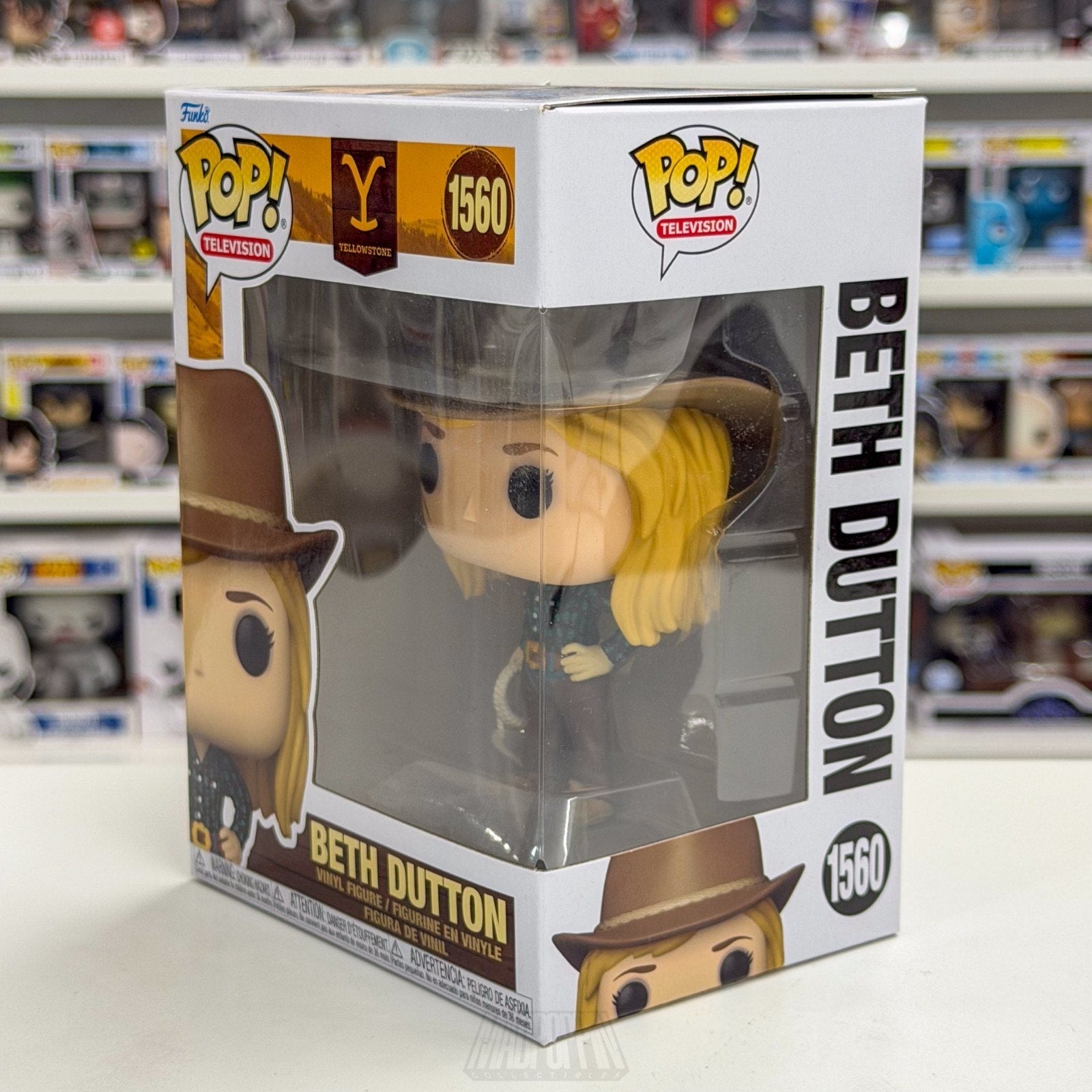Funko Pop TV Yellowstone Beth Dutton 1560 Neo Western Drama Show Vinyl Figure