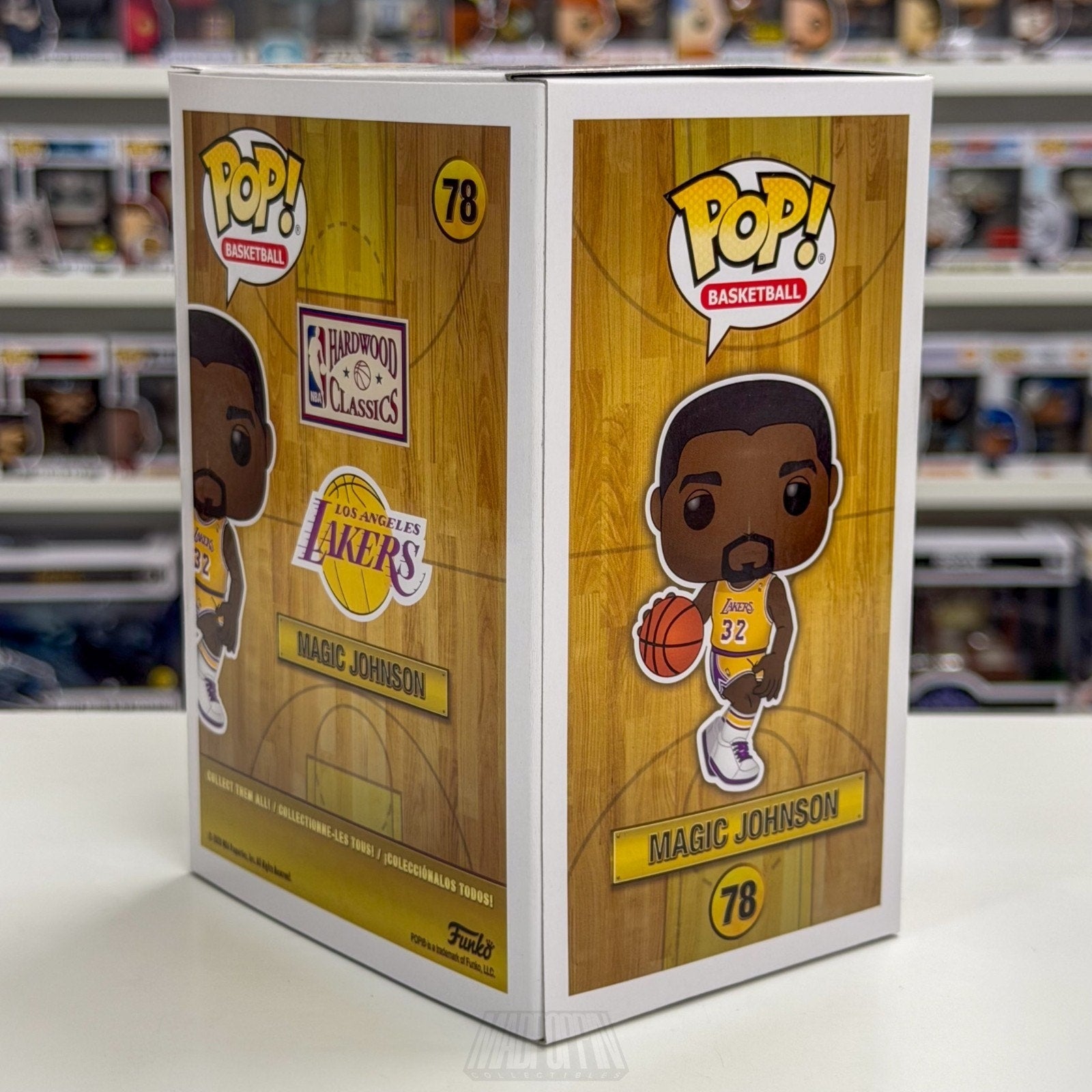 Funko Pop NBA Basketball Los Angeles Lakers HWC Magic Johnson 78 Vinyl Figure