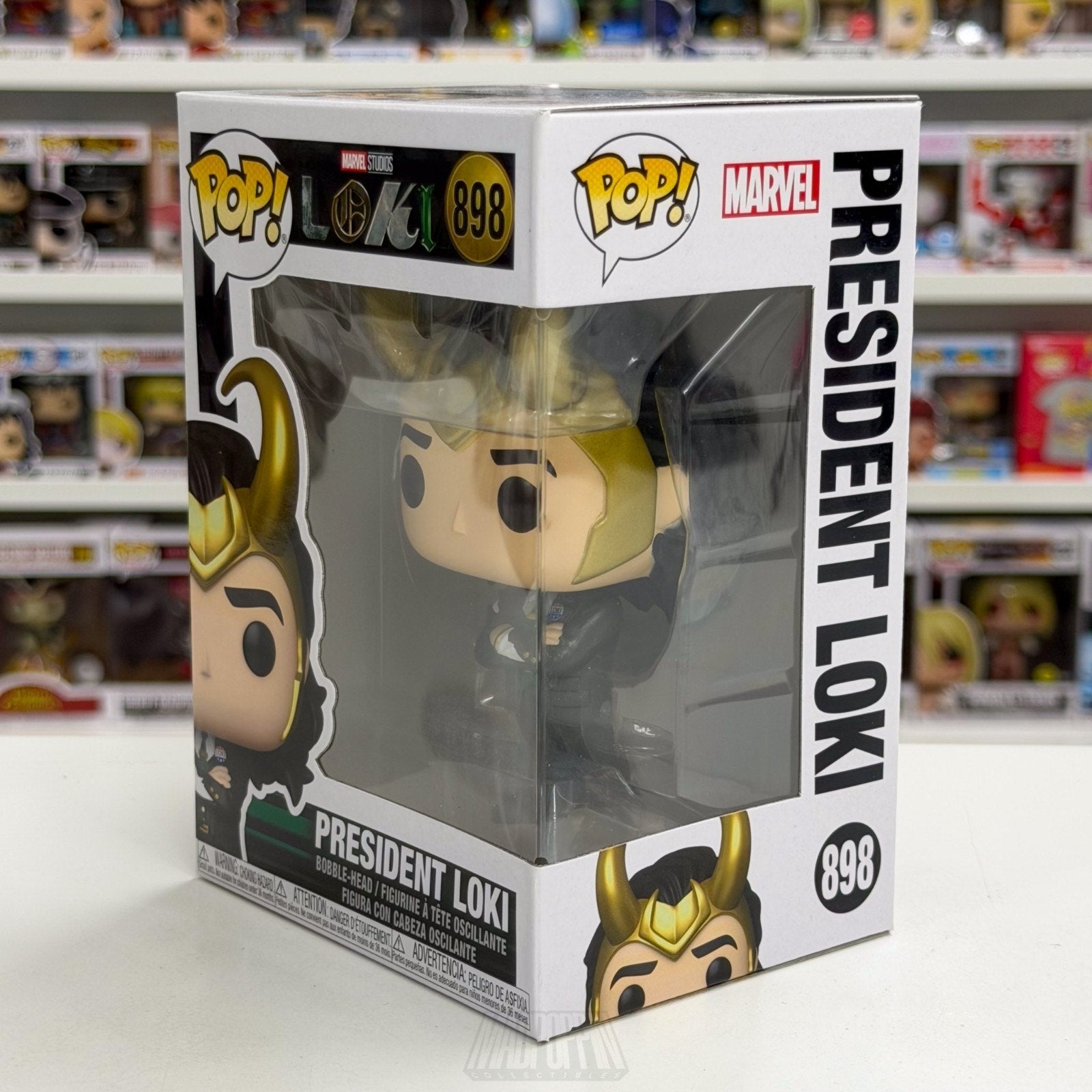 Funko Pop Marvel Studios President Loki 898 TVA Variant Void Toy Vinyl Figure