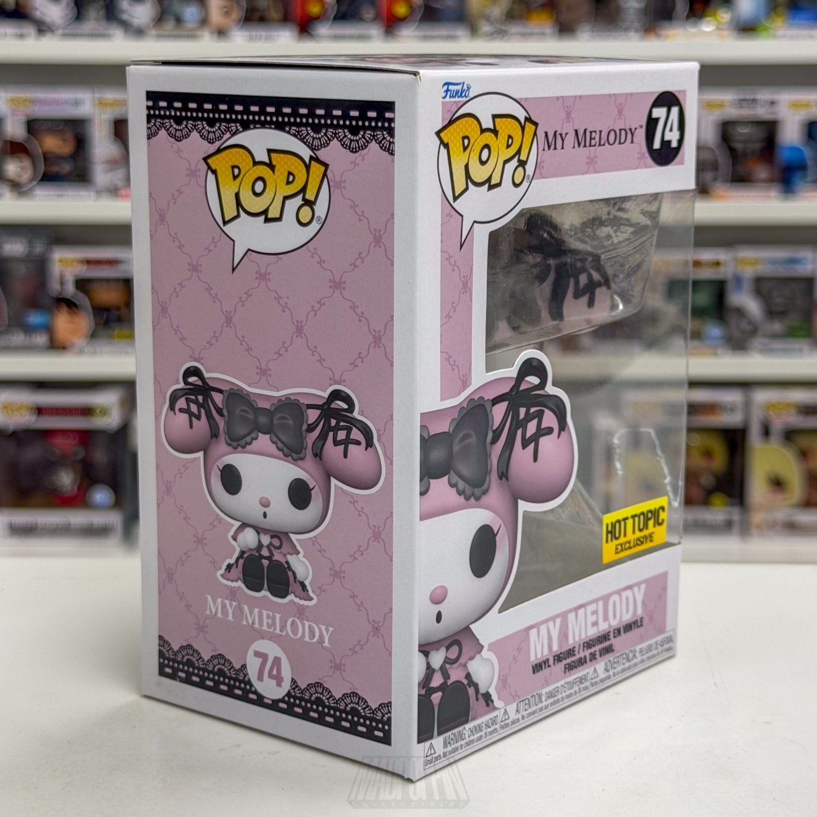 Funko Pop Sanrio My Melody Lolita Hot Topic 74 Kawaii Cute Rabbit Vinyl Figure