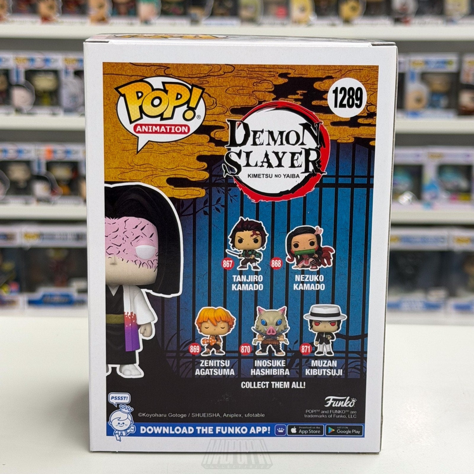 Funko Pop Anime Demon Slayer Kagaya Ubuyashiki GameStop 1289 Manga Vinyl Figure