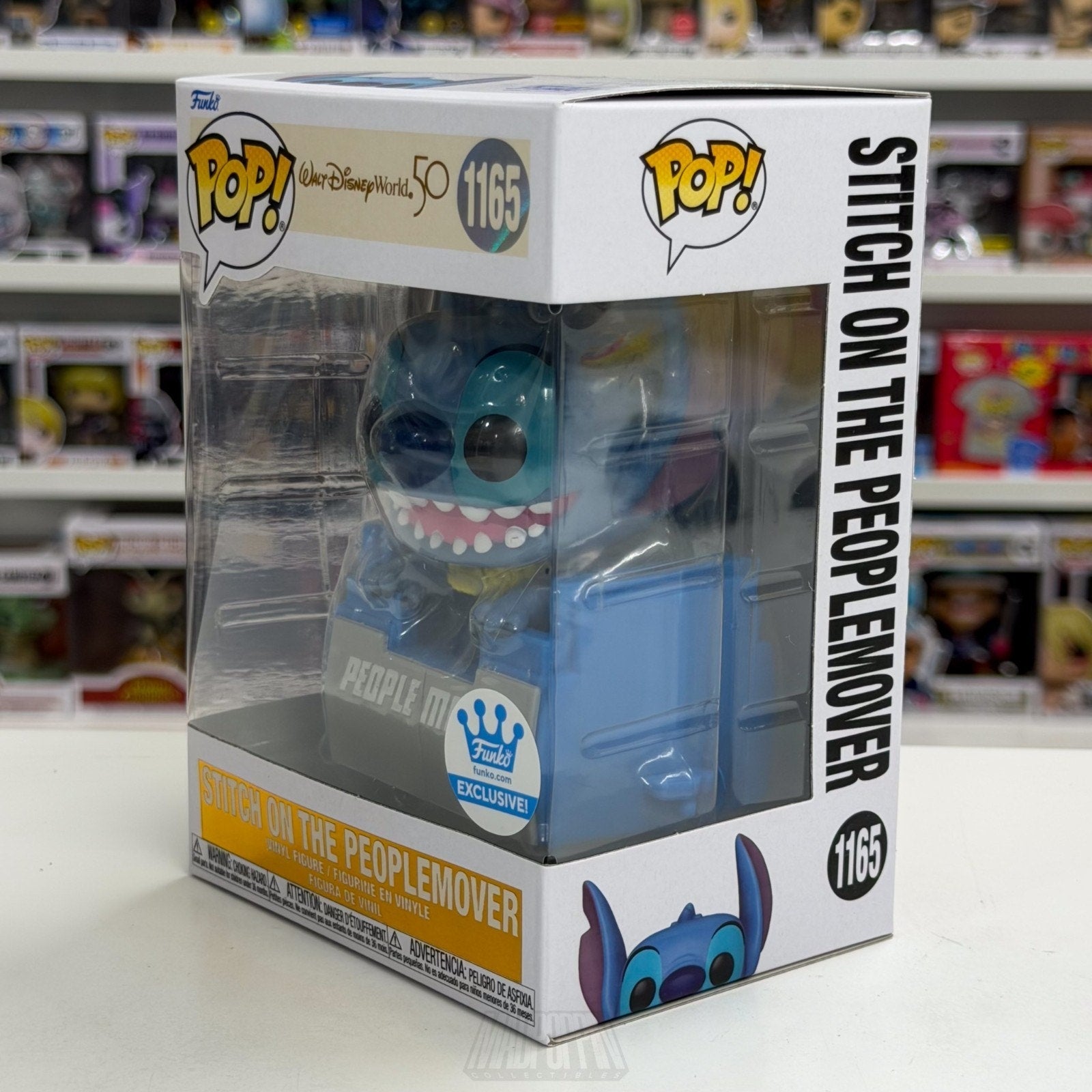 Funko Pop Disney Stitch Peoplemover Exclusive 1165 Experiment 626 Vinyl Figure