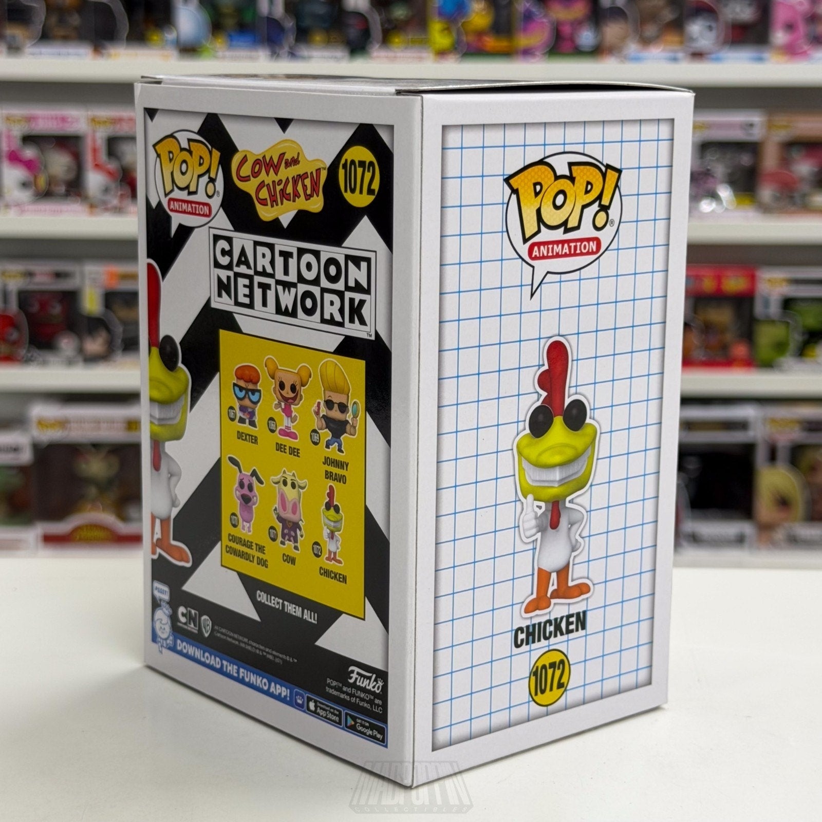 Funko Pop Animation Cartoon Network Chicken 1072 Comedy Sitcom Toy Vinyl Figure
