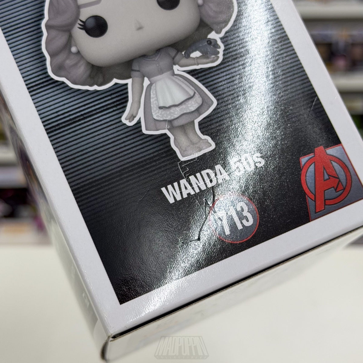 Funko Pop Marvel WandaVision Wanda 50s 713 Scarlet Witch MCU Toy Vinyl Figure