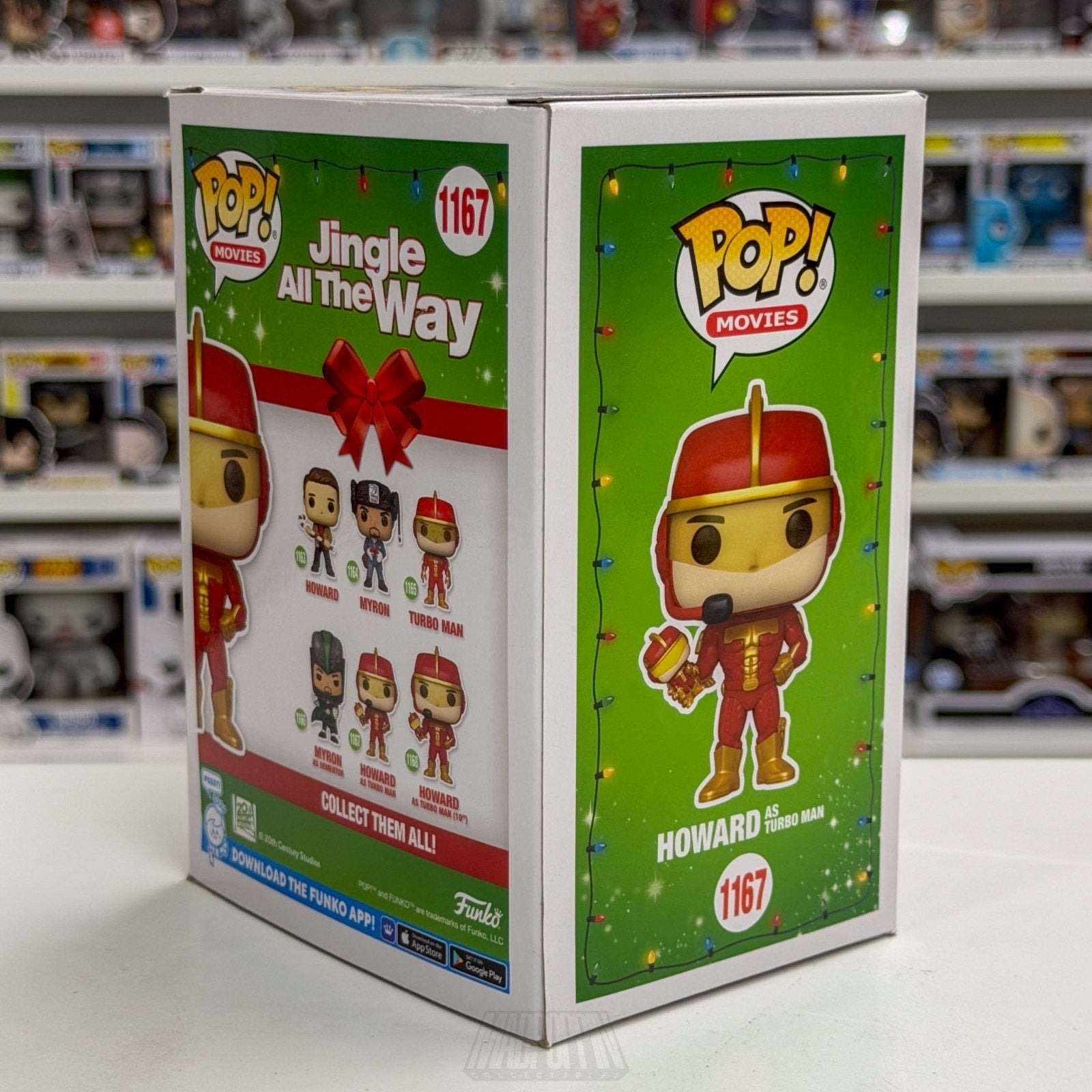 Funko Pop Movies Jingle All the Way Howard as Turbo Man 1167 Toy Vinyl Figure