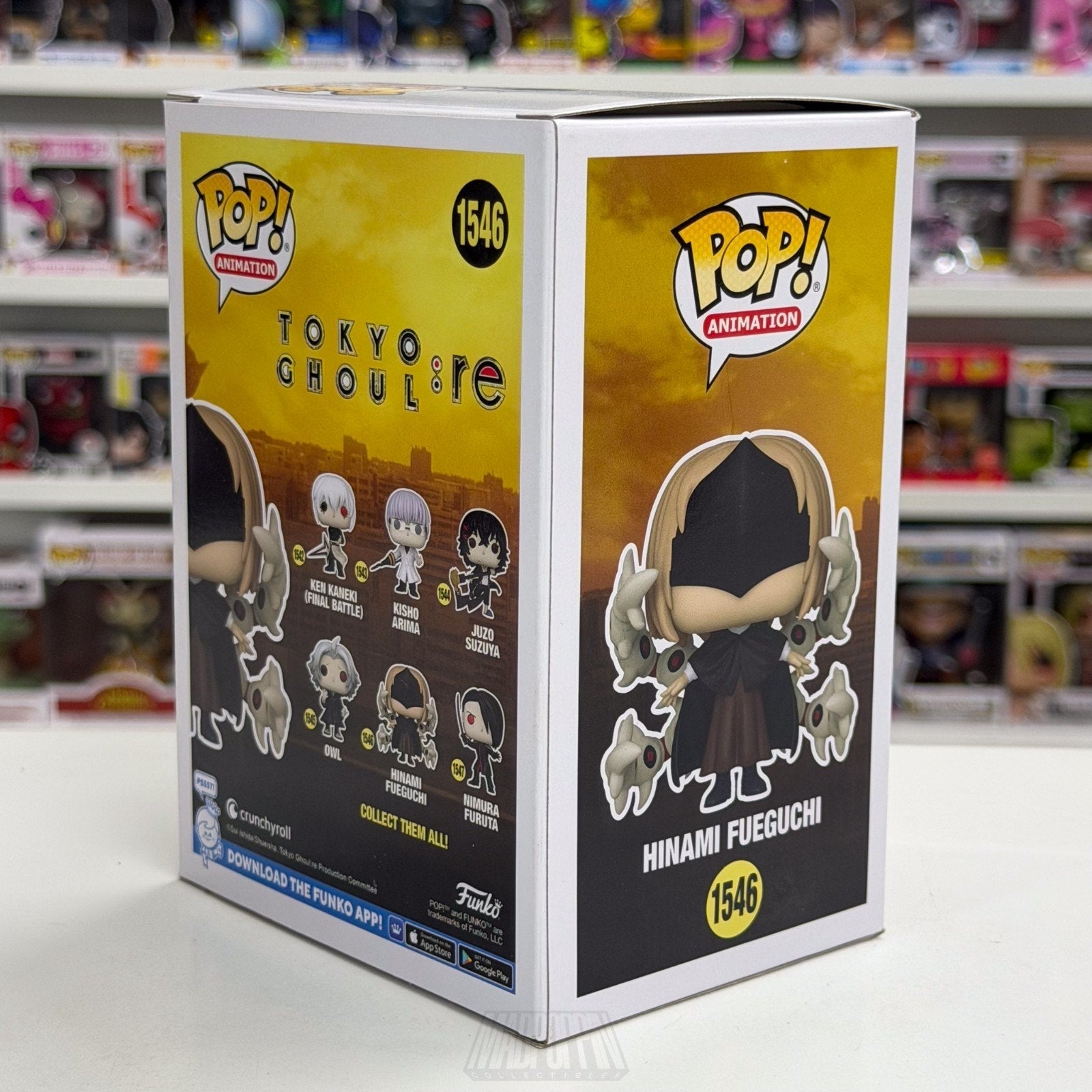 Funko Pop Anime Tokyo Ghoul:re Hinami Fueguchi 1546 Japan Manga Toy Vinyl Figure