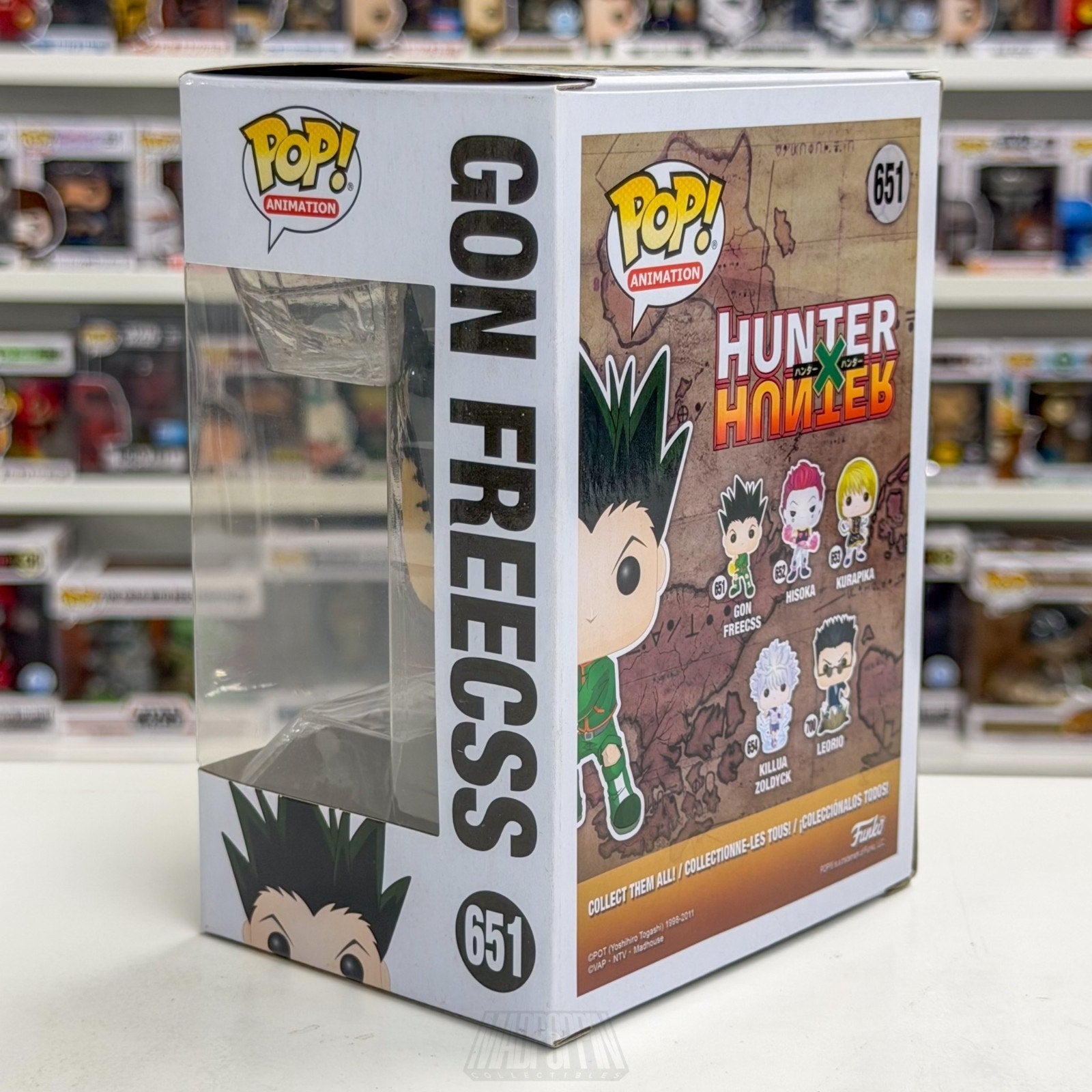 Funko Pop Anime Hunter x Hunter Gon Freecss 651 Japanese Manga Toy Vinyl Figure