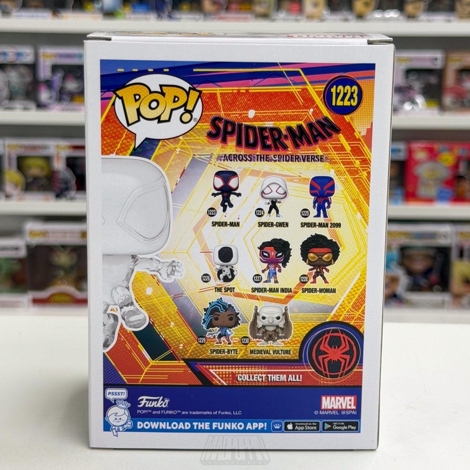 Funko Pop Marvel Spider-Man Leaping Translucent Amazon 1223 MCU Toy Vinyl Figure