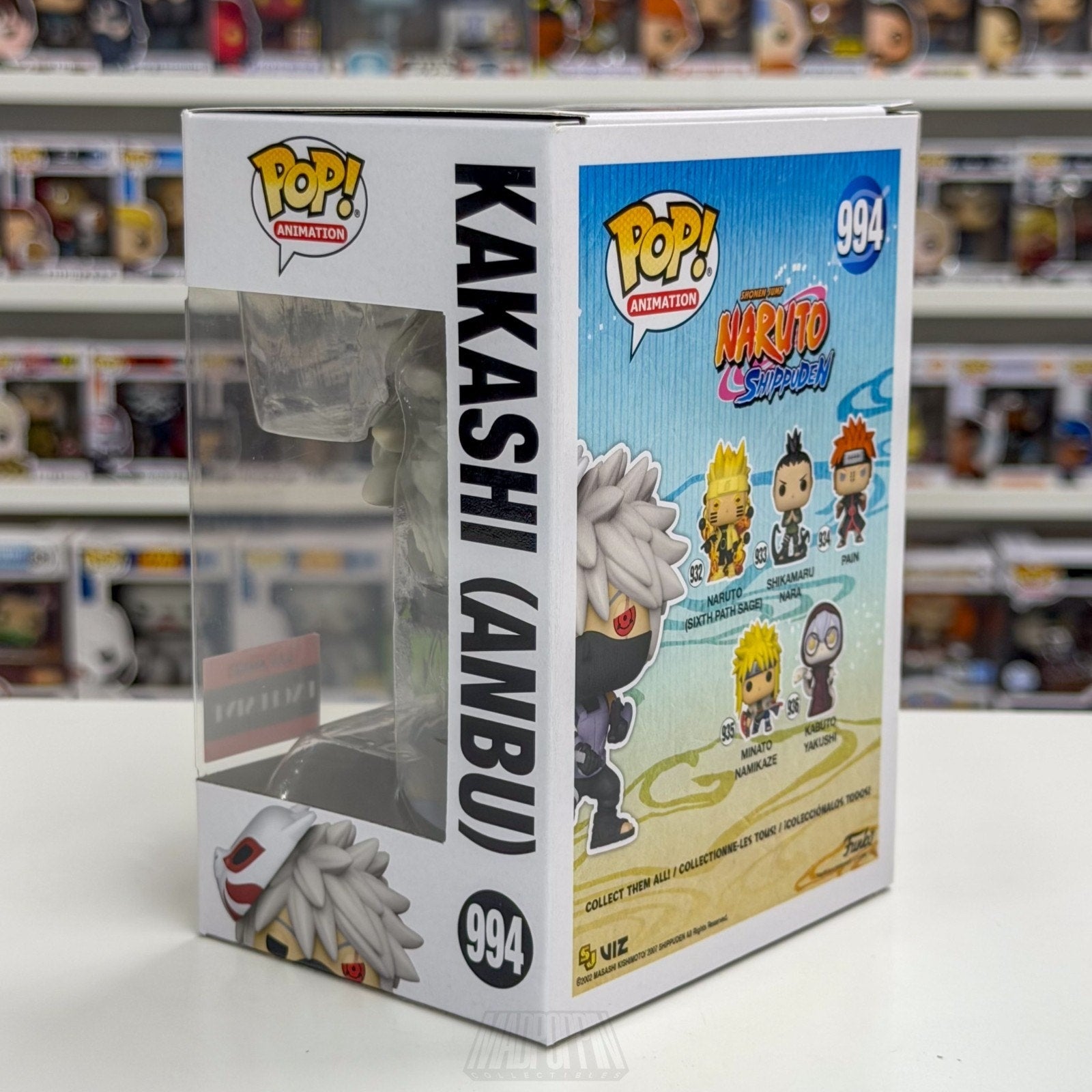 Funko Pop Animation Naruto Kakashi Anbu AAA Anime 994 Japanese Manga Toy Figure