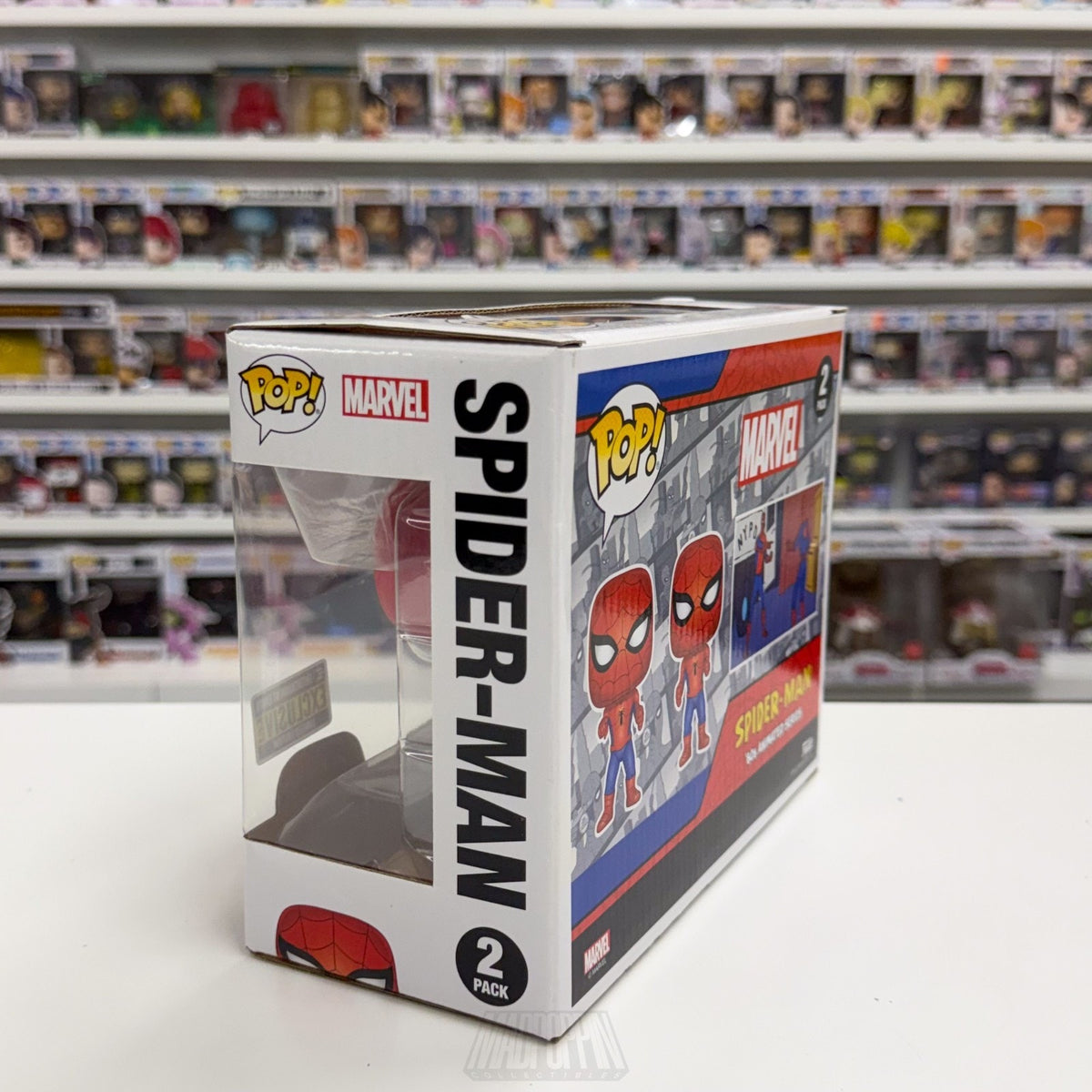Funko Pop Marvel Spider-Man vs Spider-Man Entertainment Earth 2 Pack Toy Figure
