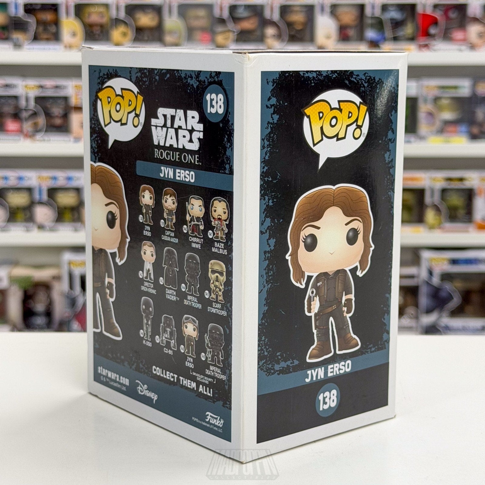 Funko Pop Star Wars Rogue One Jyn Erso 138 Rebel Alliance Toy Vinyl Figure
