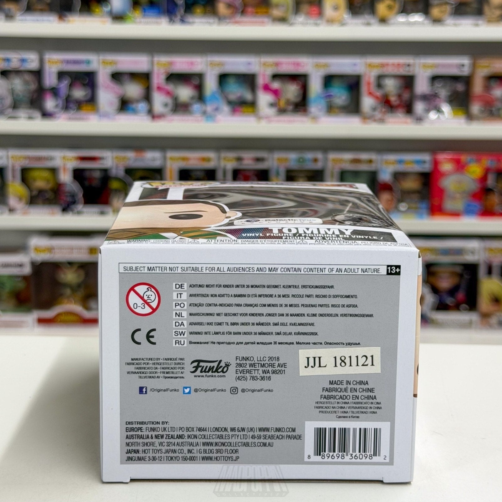 Funko Pop TV Power Rangers Tommy Green Metallic Galactic Toys 669 Vinyl Figure