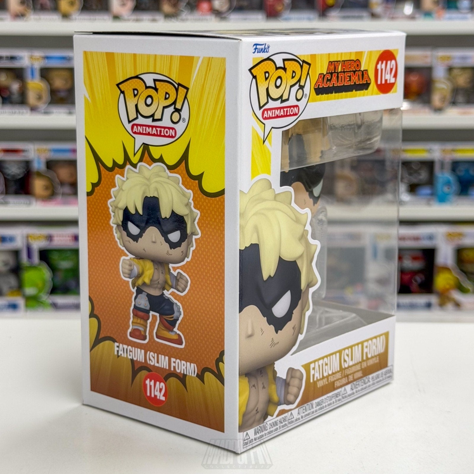 Funko Pop Anime My Hero Academia Fatgum Slim Form 1142 Japan Manga Vinyl Figure