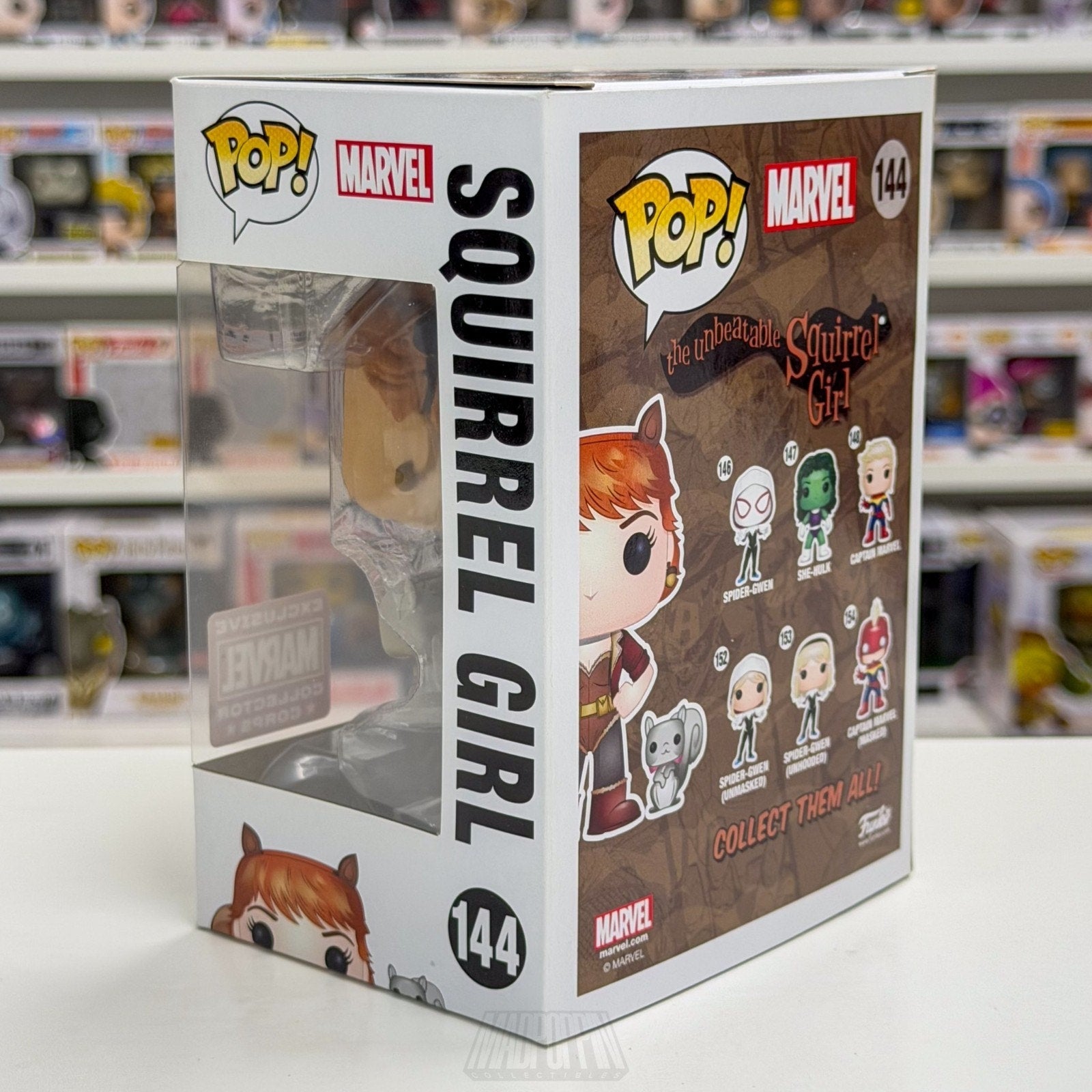 Funko Pop Marvel Collector Corps Squirrel Girl Doreen Green 144 Toy Vinyl Figure