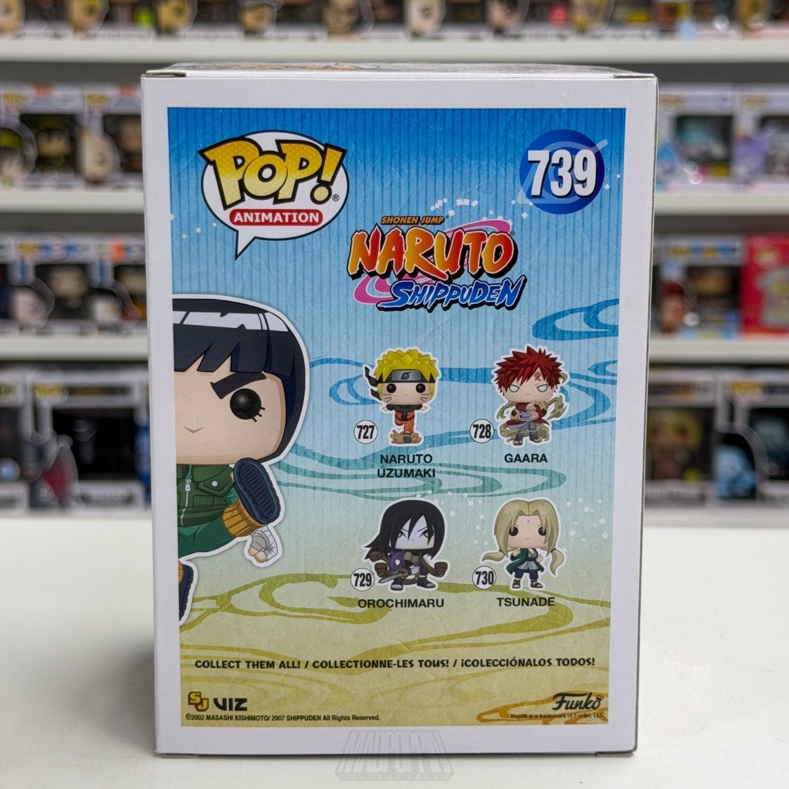 Funko Pop Anime Naruto Rock Lee Hot Topic 739 Vinyl Figure