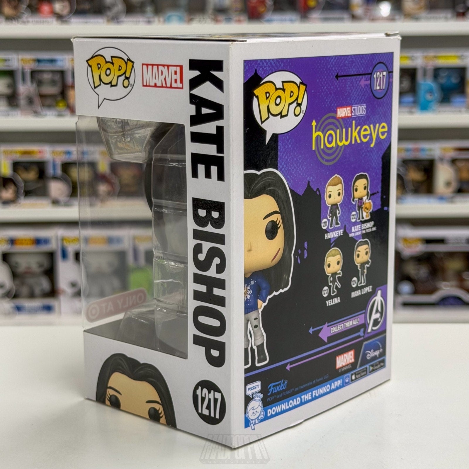 Funko Pop Marvel Hawkeye Kate Bishop Christmas Sweater Target 1217 Vinyl Figure
