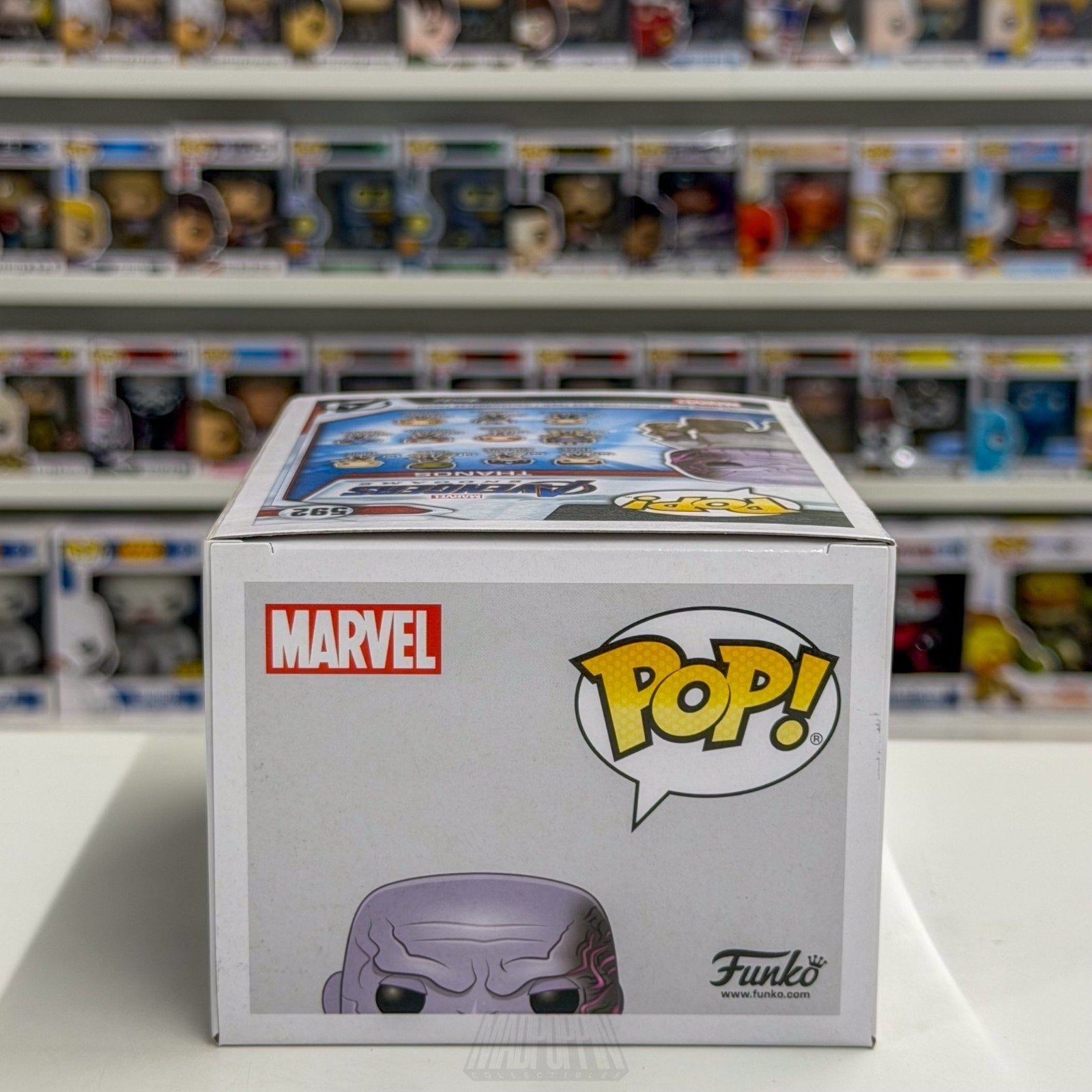 Funko Pop Marvel Avengers Endgame Thanos Detachable Arm ECCC 592 Vinyl Figure