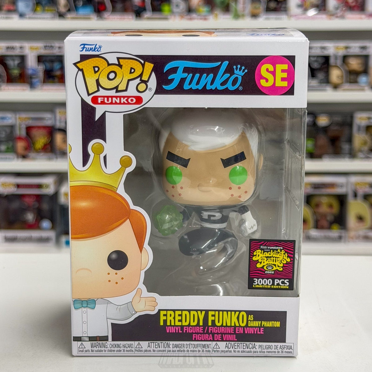Funko Pop Fundays Blacklight Battle Danny Phantom SE Nickelodeon Vinyl Figure