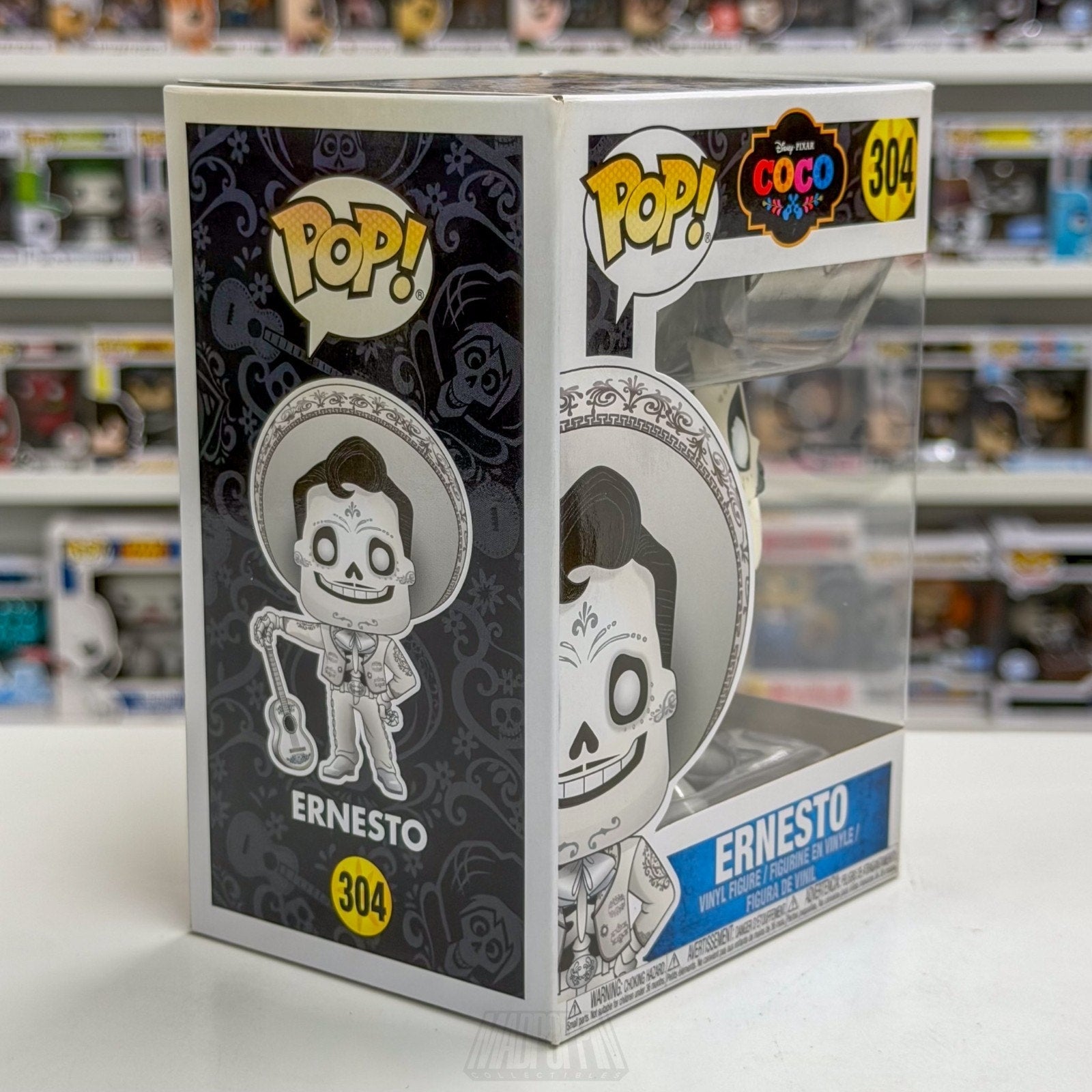 Funko Pop Disney Pixar Coco Ernesto 304 Day of the Dead Animation Mexico Figure