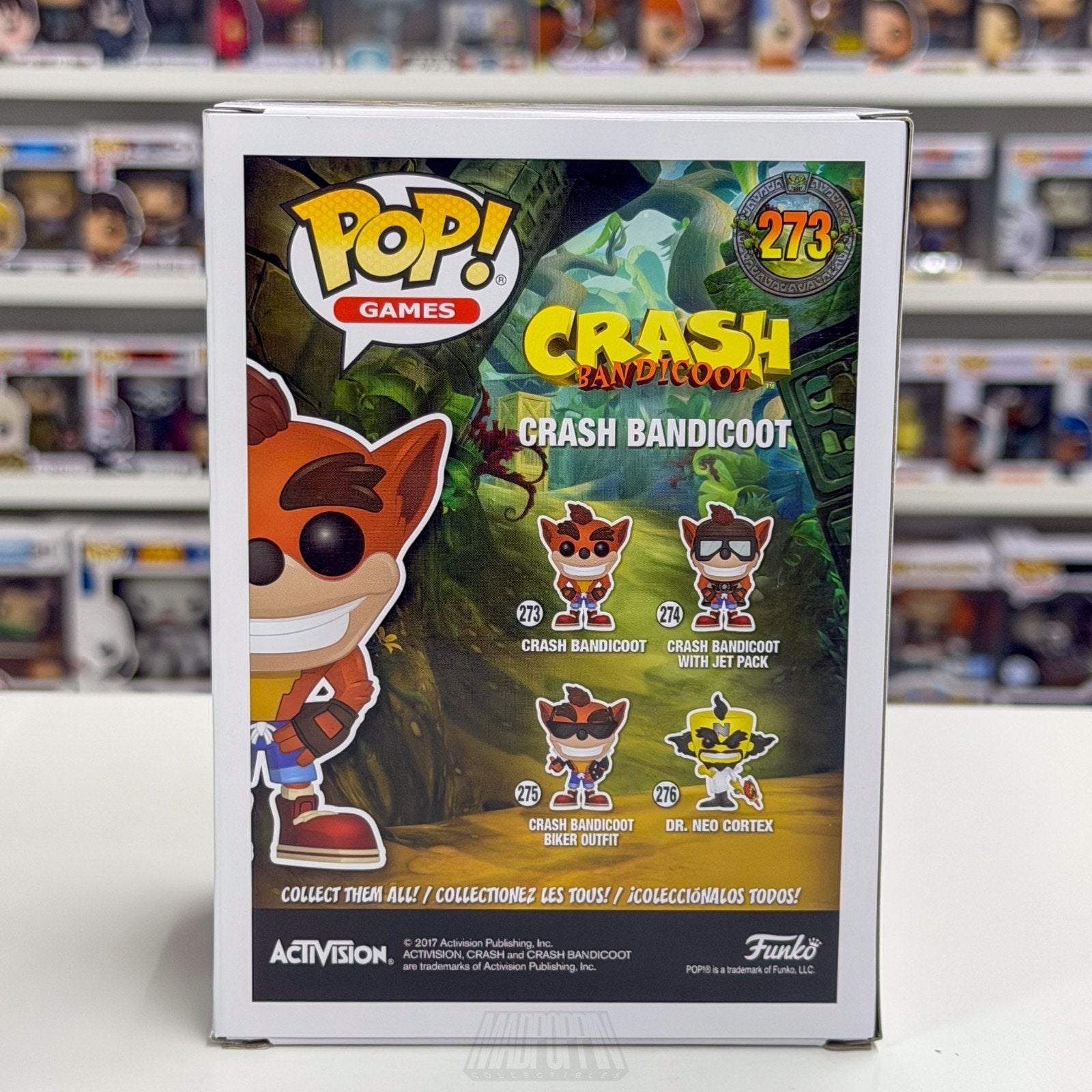Funko Pop Video Games Crash Bandicoot 273 Vaulted Rare Playstation Vinyl Figure