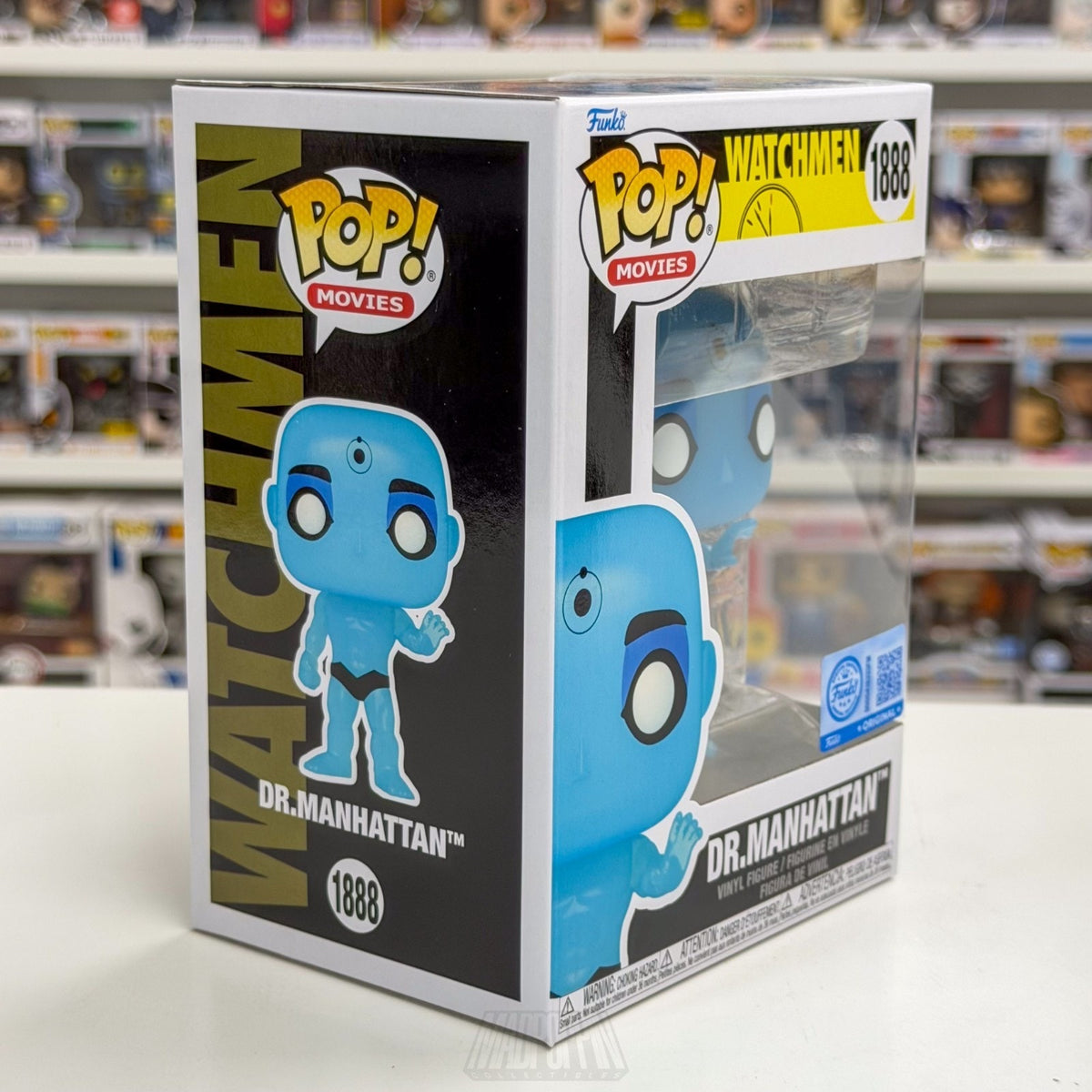 Funko Pop DC Comics Movies Watchmen Dr. Manhattan Exclusive 1888 Vinyl Figure