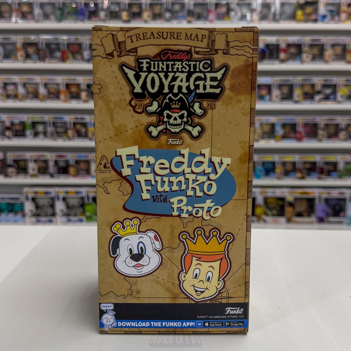 Funko Wacky Wobbler Fundays Funtastic Voyage Freddy Proto Bobblehead Toy Figure