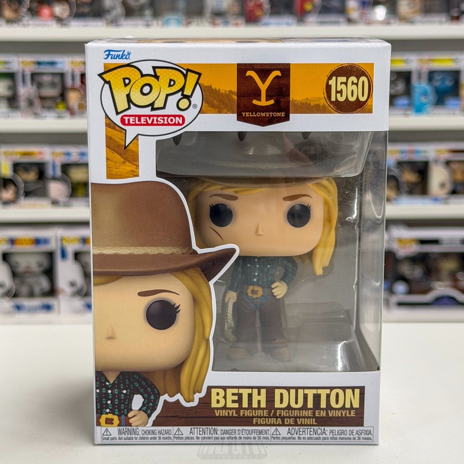 Funko Pop TV Yellowstone Beth Dutton 1560 Neo Western Drama Show Vinyl Figure