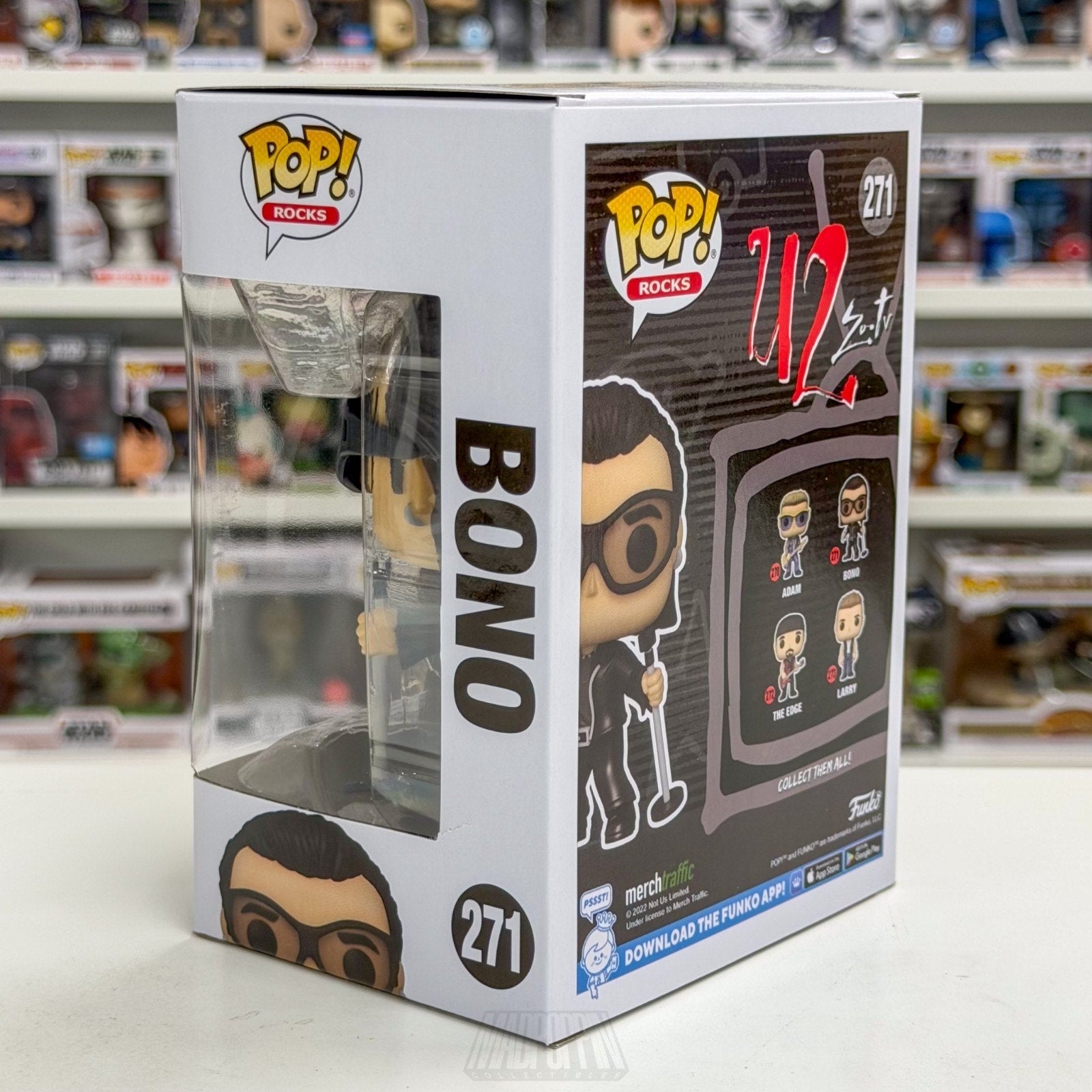Funko Pop Rocks U2 Zoo TV Bono 271 Alternative Dublin Irish Band Vinyl Figure
