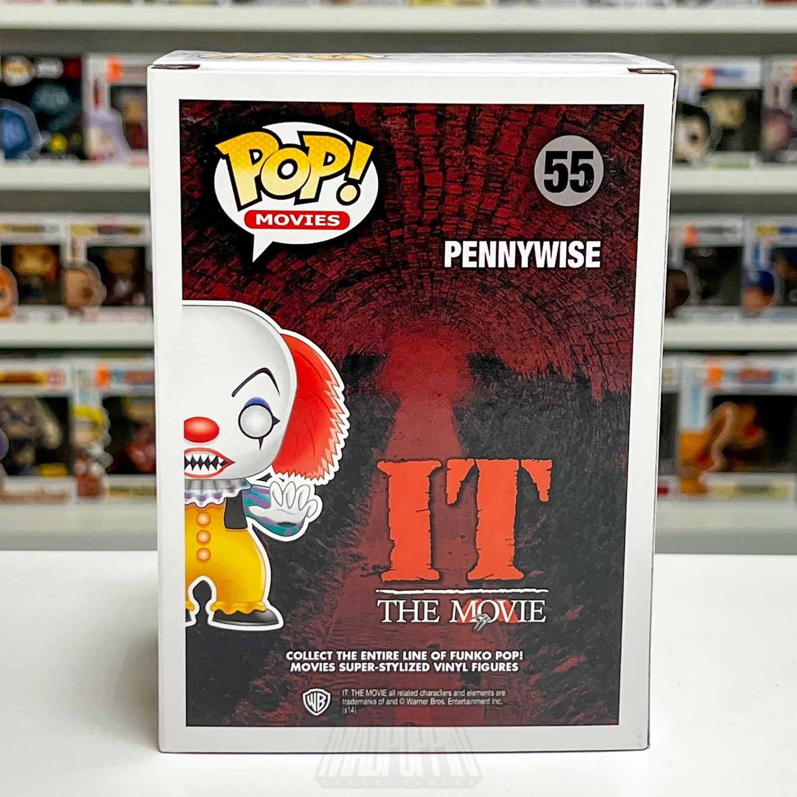 Funko Pop IT The Movie Pennywise Tim Curry 55 Alien Clown Horror Vinyl Figure