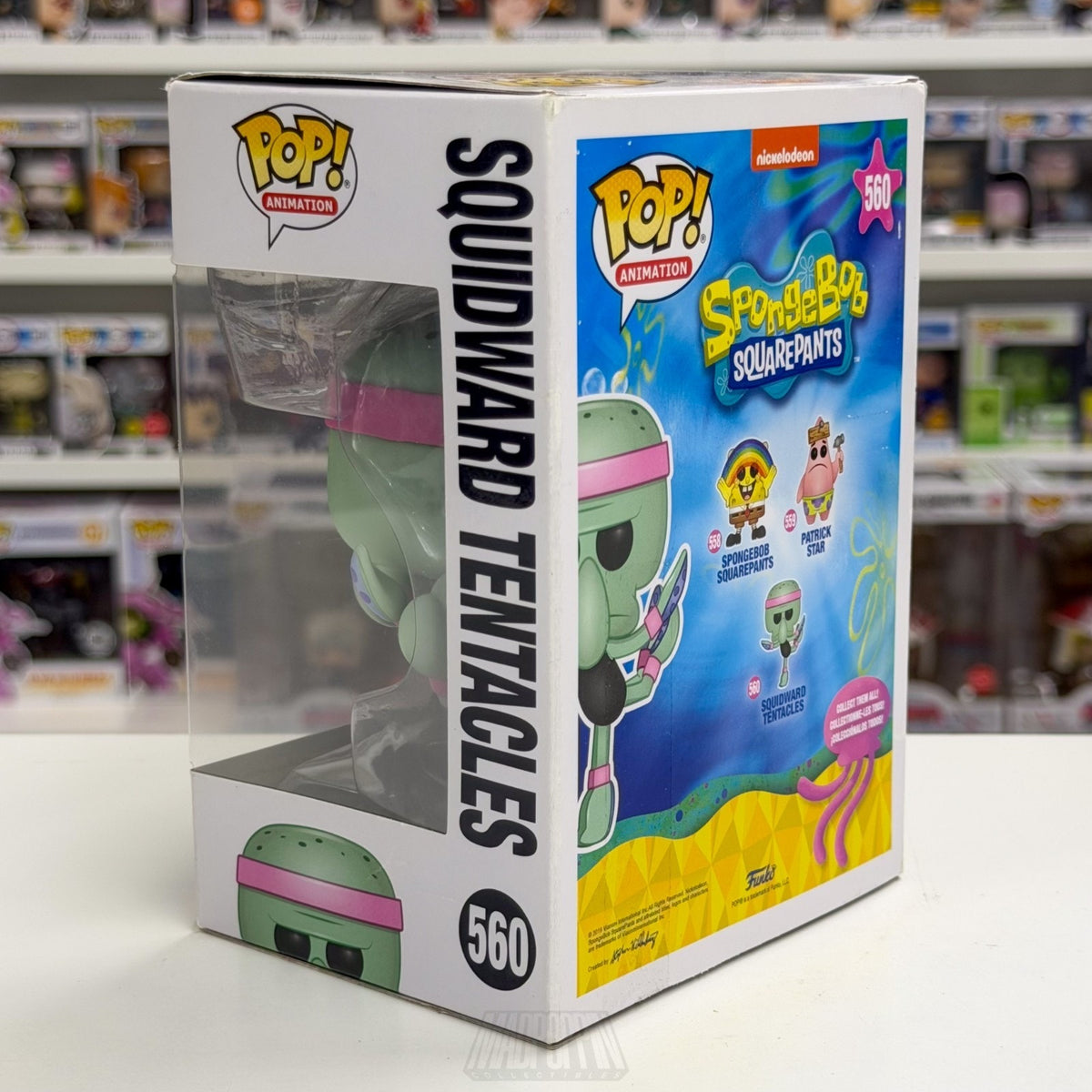 Funko Pop Animation Spongebob Squarepants Squidward Tentacles 560 Vinyl Figure
