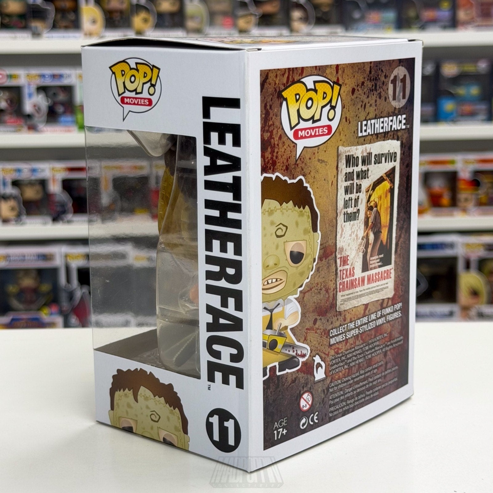 Funko Pop Movies Texas Chainsaw Massacre Leatherface 11 Horror Toy Vinyl Figure