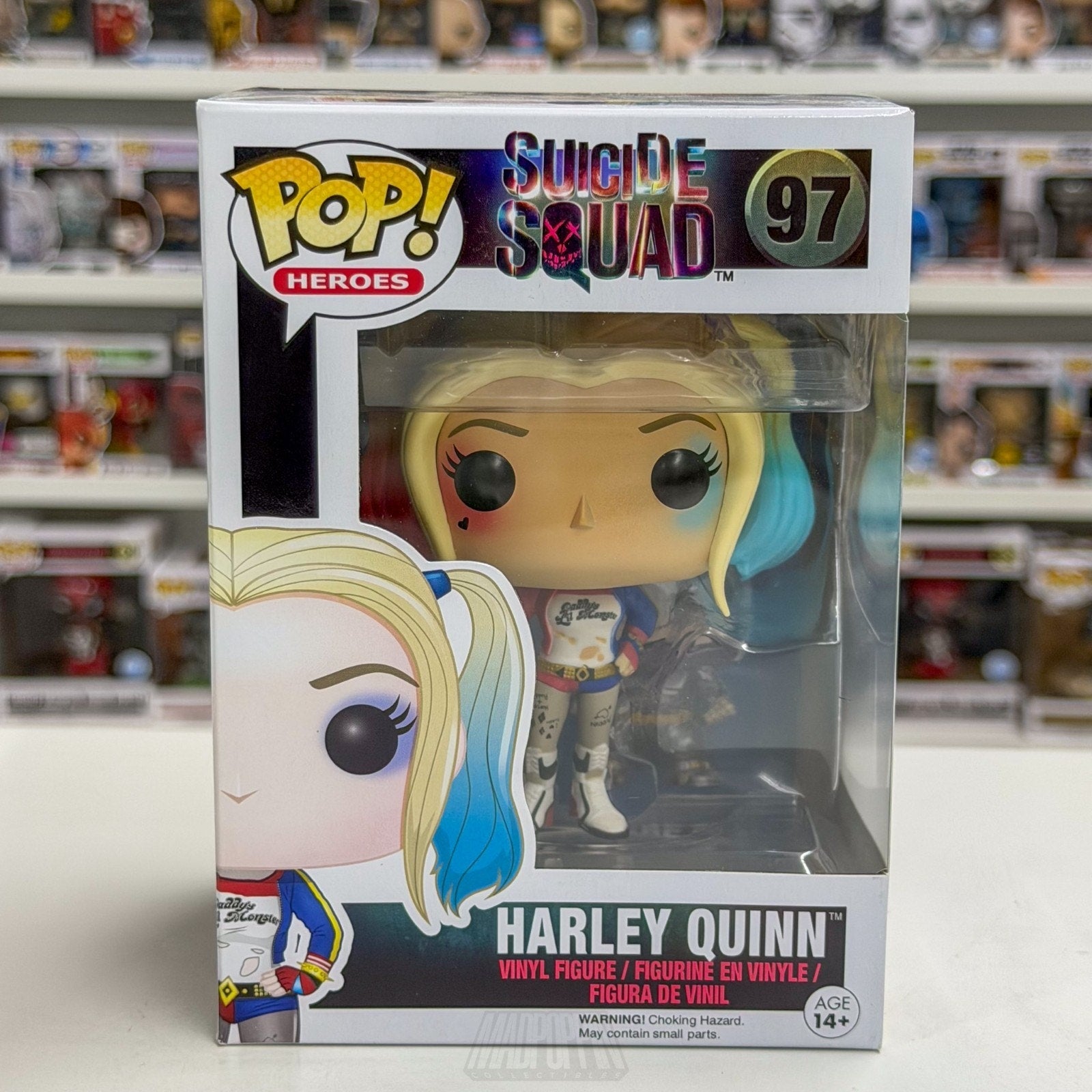 Funko Pop DC Heroes Suicide Squad Harley Quinn 97 Batman Joker Toy Vinyl Figure