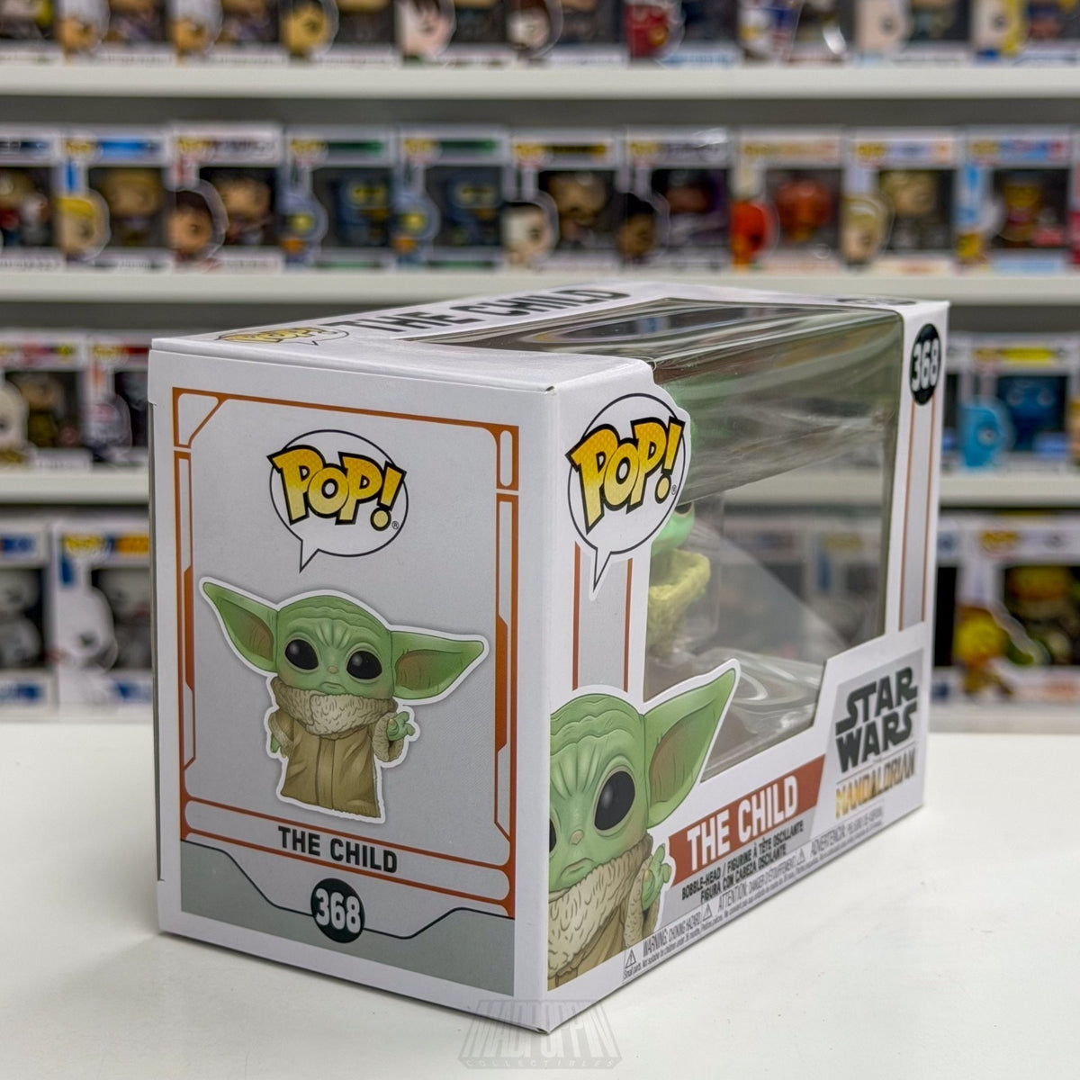 Funko Pop Star Wars Mandalorian The Child Grogu 368 Baby Yoda Toy Vinyl Figure