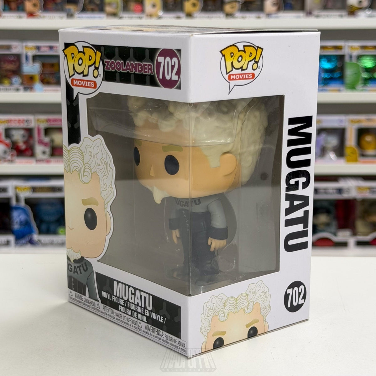 Funko Pop Movies Zoolander Mugatu 702 Evil Fashion Mogul Comedy Toy Vinyl Figure