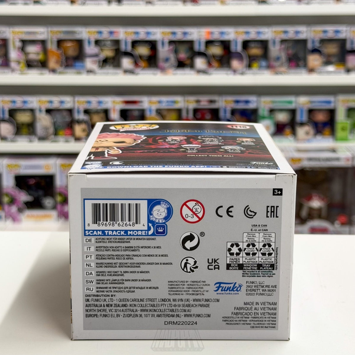 Funko Pop Anime Jujusu Kaisen Ryomen Sukuna Galactic Toys 1118 Vinyl Figure