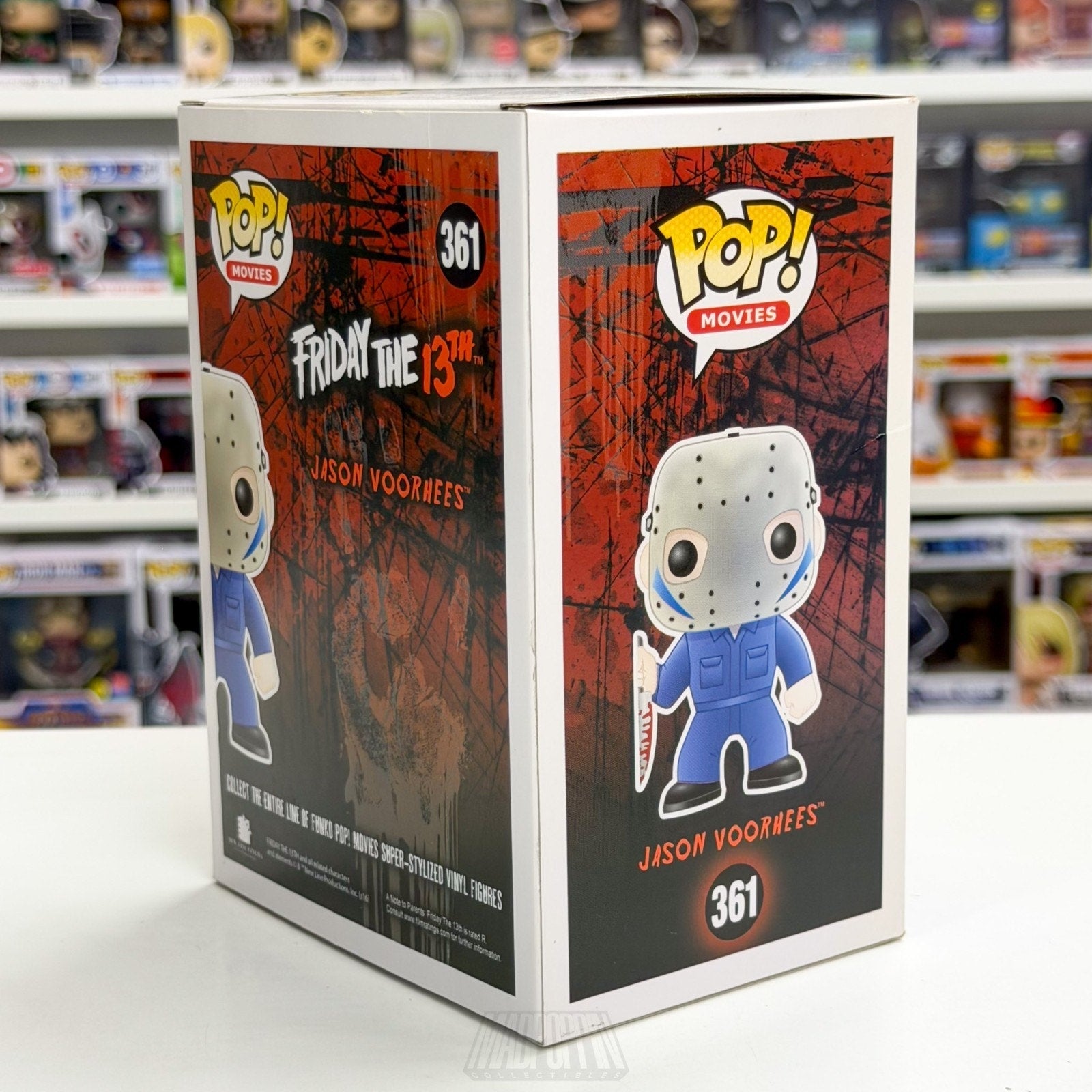 Funko Pop Movies Friday 13th Jason Voorhees Blue Part V Hot Topic 361 Toy Figure