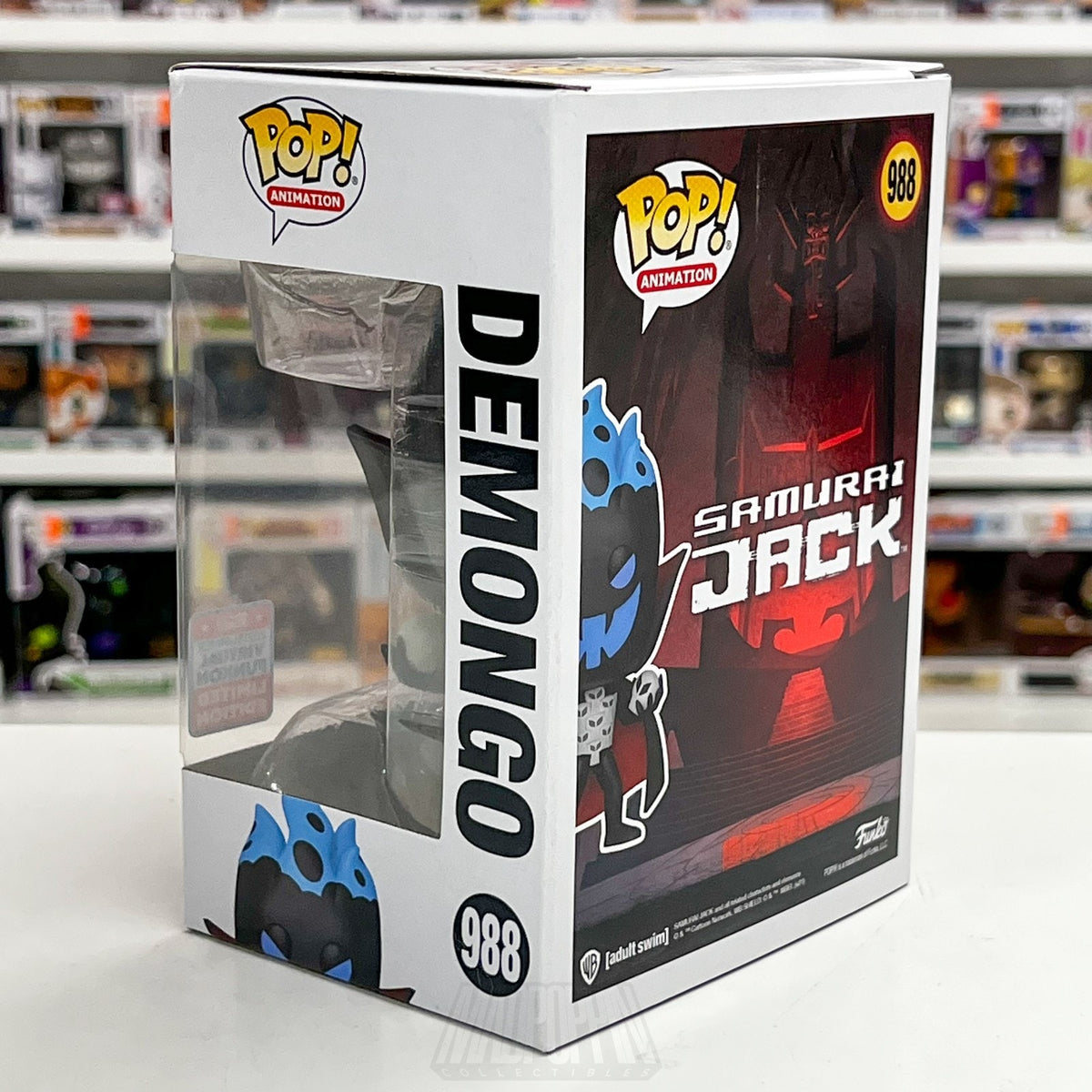 Funko Pop Animation Samurai Jack Demongo FunKon 2021 988 Soul Collector Figure