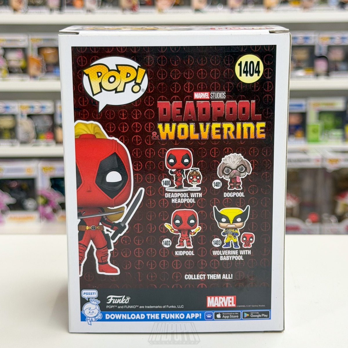 Funko Pop Marvel Deadpool & Wolverine Ladypool 1404 MCU Movie Toy Vinyl Figure