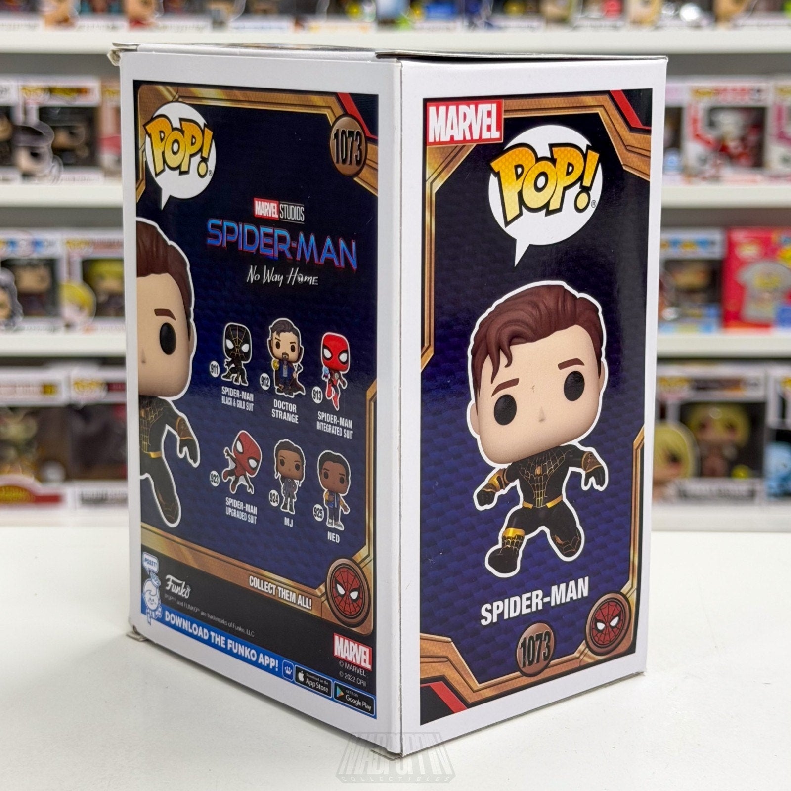 Funko Pop Marvel Spider-Man No Way Home Unmasked AAA Anime 1073 Toy Vinyl Figure