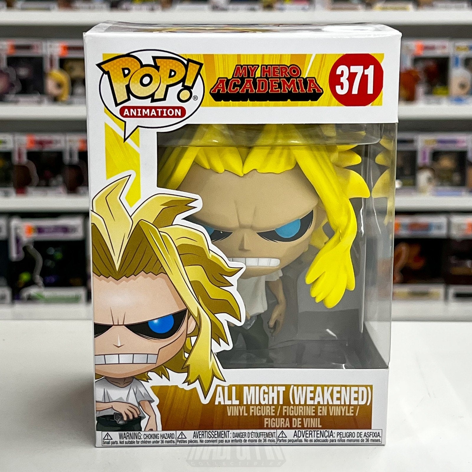 Funko Pop Anime My Hero Academia All Might Weakened 371 Toshinori Vinyl Figure