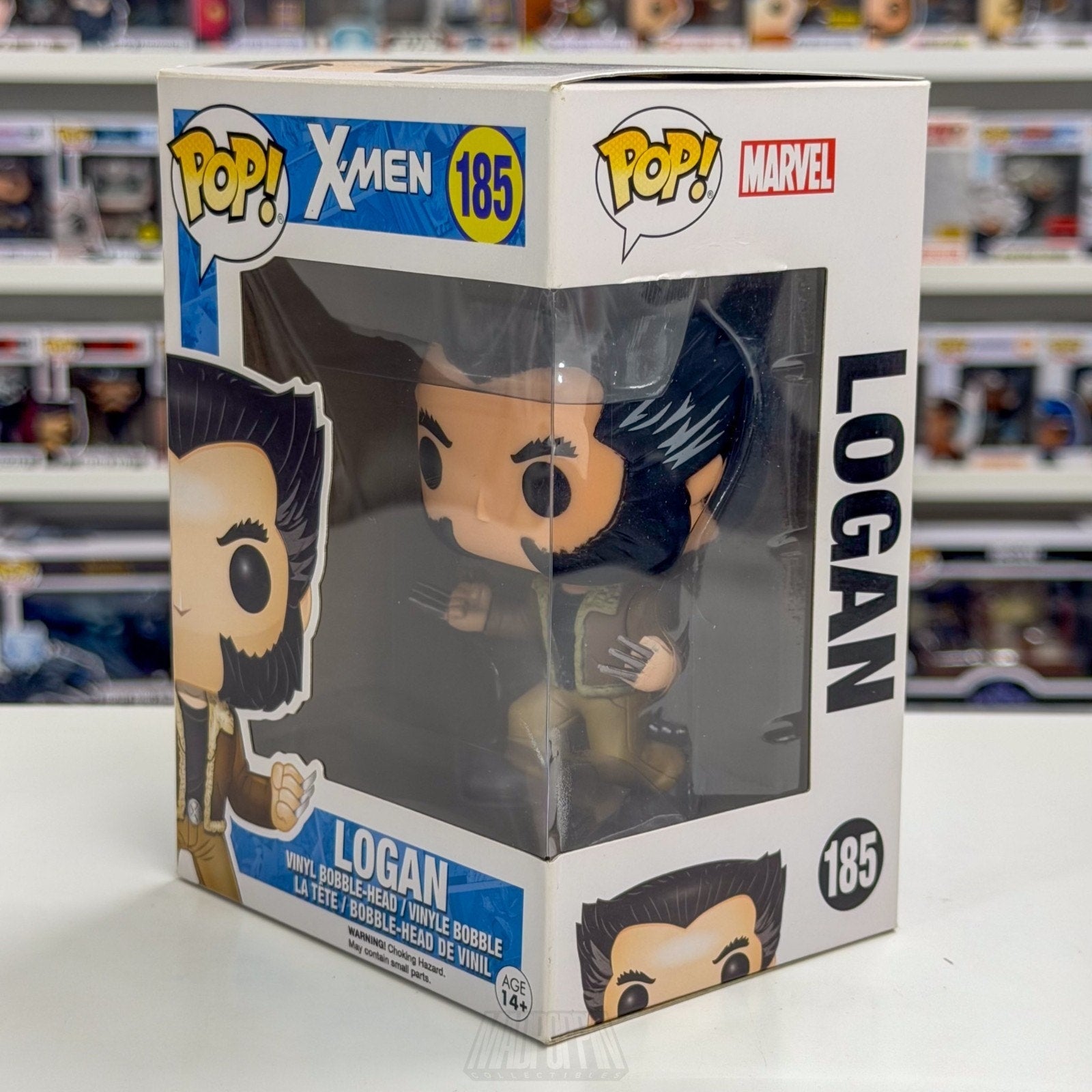 Funko Pop Marvel X-Men Logan Wolverine Jacket 185 Mutant Adamantium Vinyl Figure