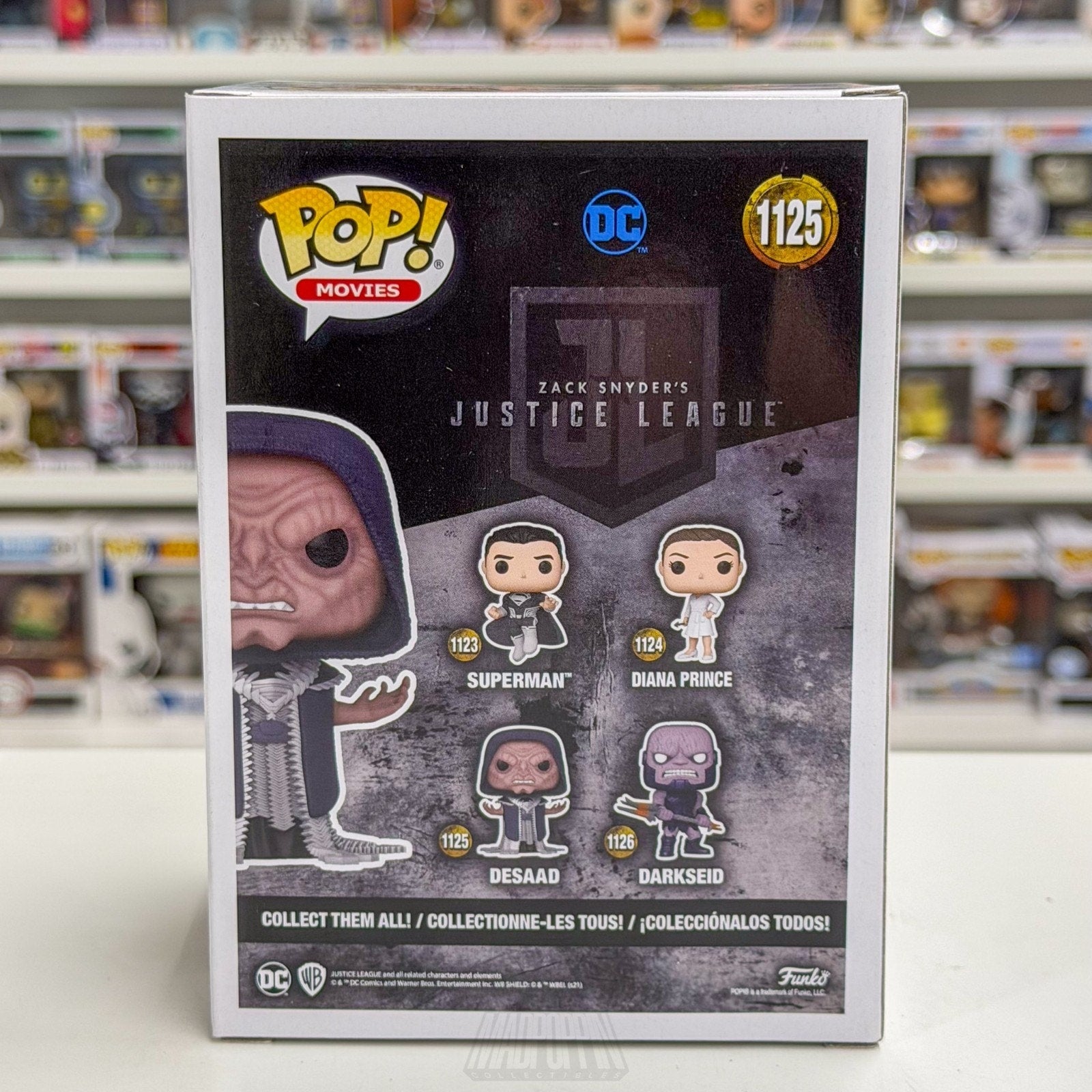 Funko Pop DC Movies Zack Snyders Justice League DeSaad 1125 Toy Vinyl Figure