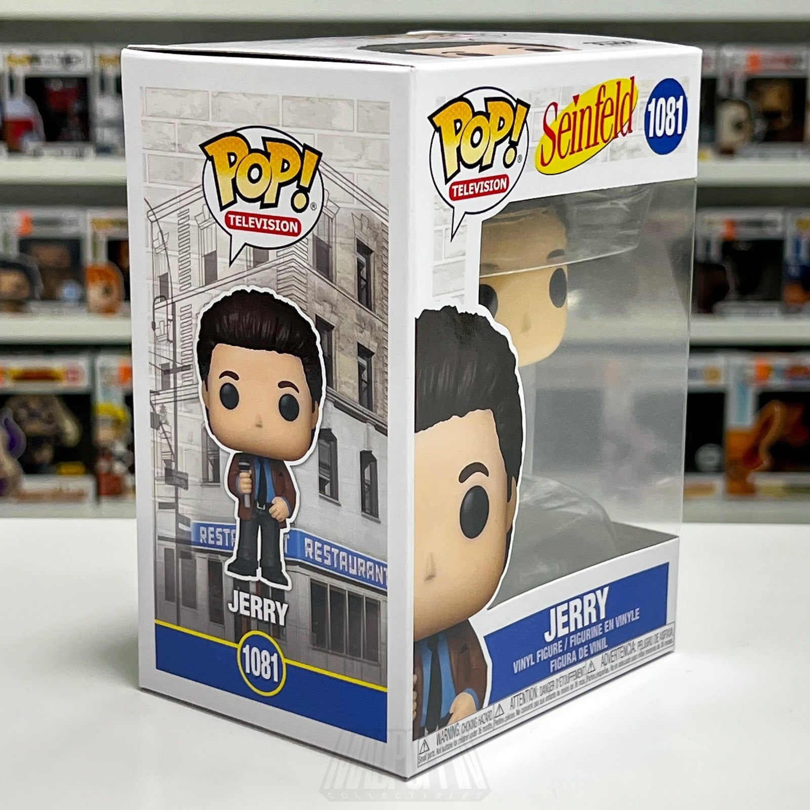 Funko Pop TV Seinfeld Jerry Doing Stand Up 1081 Comedy Sitcom Toy Vinyl Figure