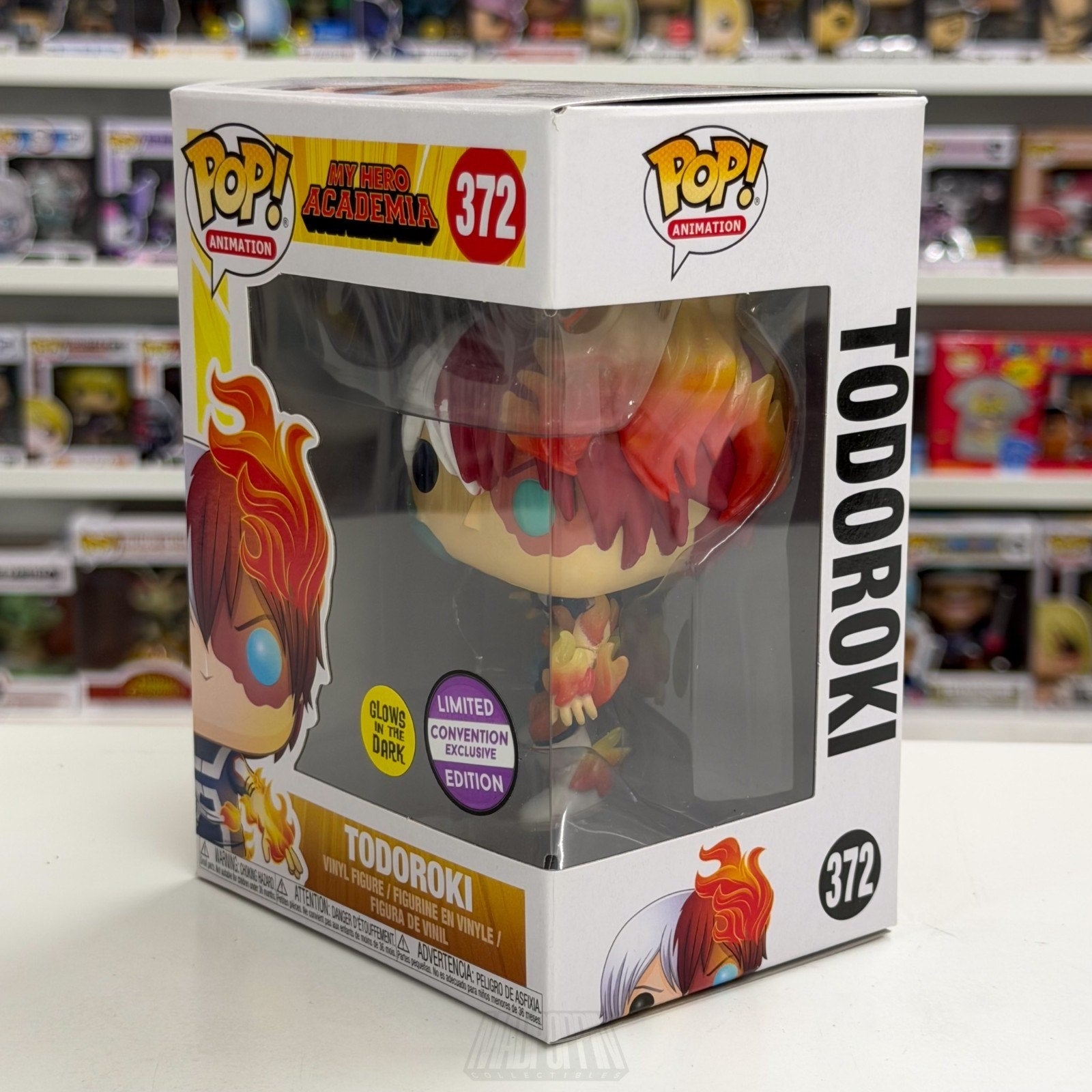 Funko Pop Anime My Hero Academia Todoroki Glow 372 Japan Manga Toy Vinyl Figure