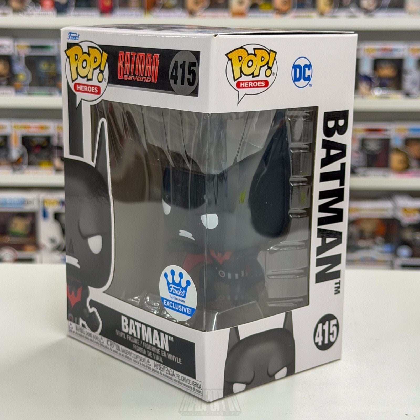 Funko Pop DC Super Heroes Batman Beyond Crouching Funko.com 415 Toy Vinyl Figure