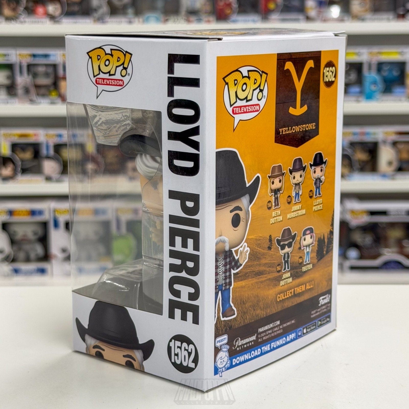 Funko Pop TV Yellowstone Lloyd Pierce 1562 Neo Western Drama Show Vinyl Figure
