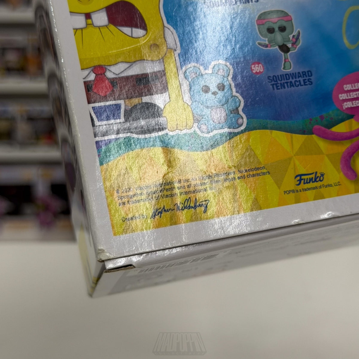 Funko Pop Animation SpongeBob SquarePant Weightlifter Hot Topic 917 Vinyl Figure