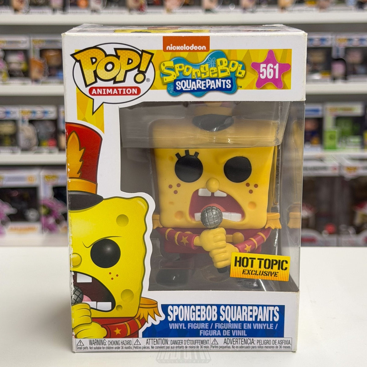 Funko Pop Animation Spongebob Squarepants Band Outfit Hot Topic 561 Vinyl Figure